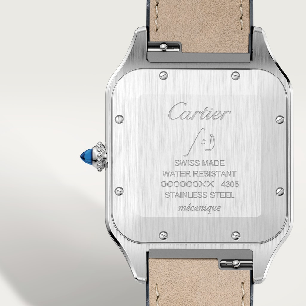 Santos-Dumont Rose Gold & Steel Silver Dial 33mm Product Image 3