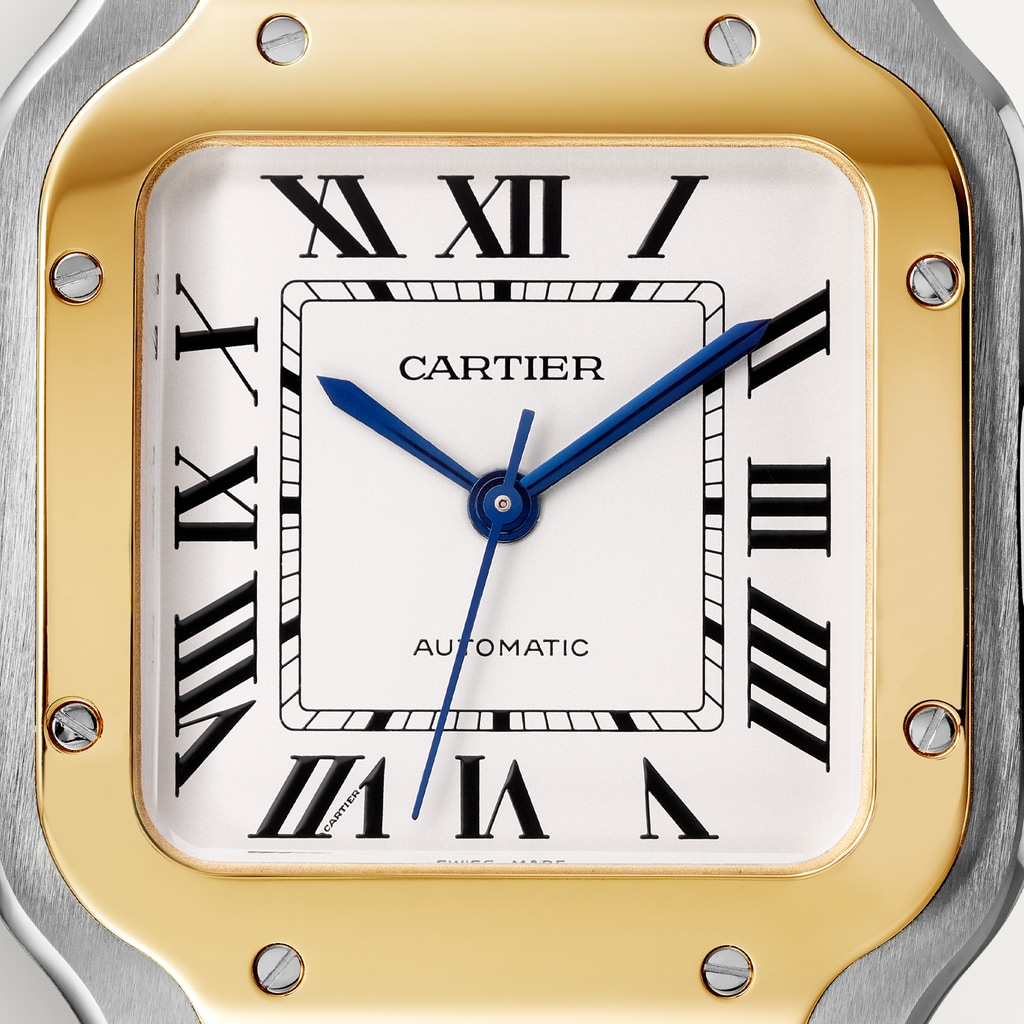 Santos de Cartier Yellow Gold & Steel White Dial 35mm Product Image 1