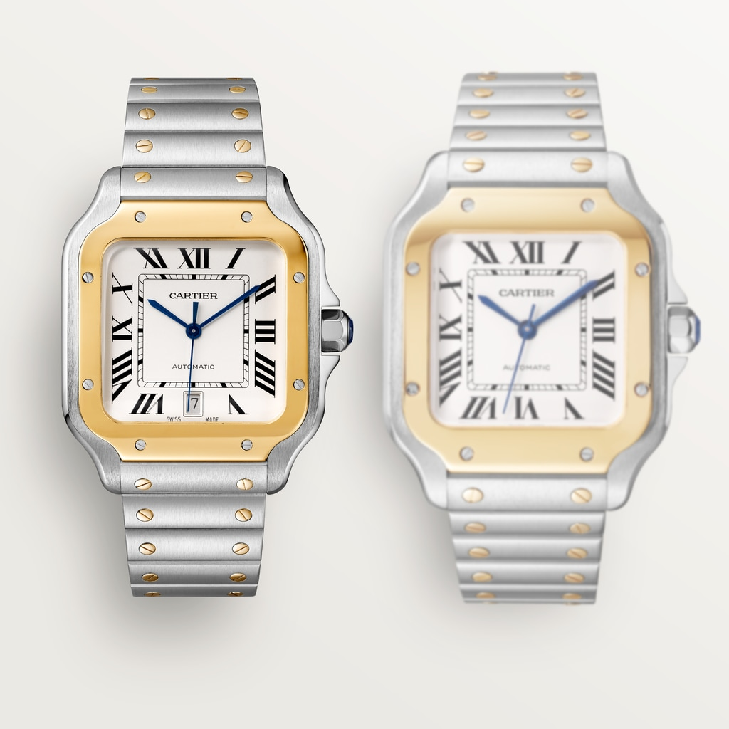 Santos de Cartier Yellow Gold & Steel White Dial 35mm Product Image 4