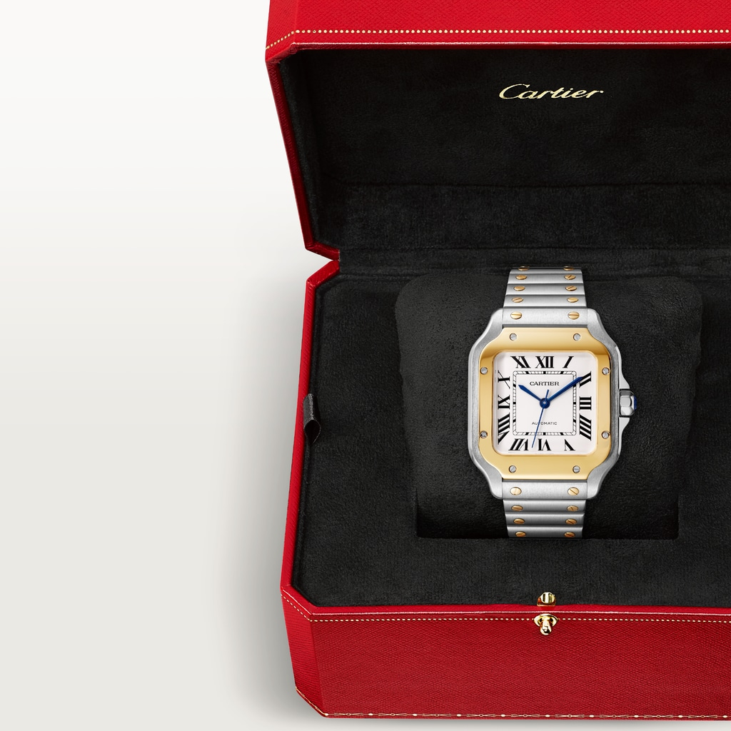 Santos de Cartier Yellow Gold & Steel White Dial 35mm Product Image 5