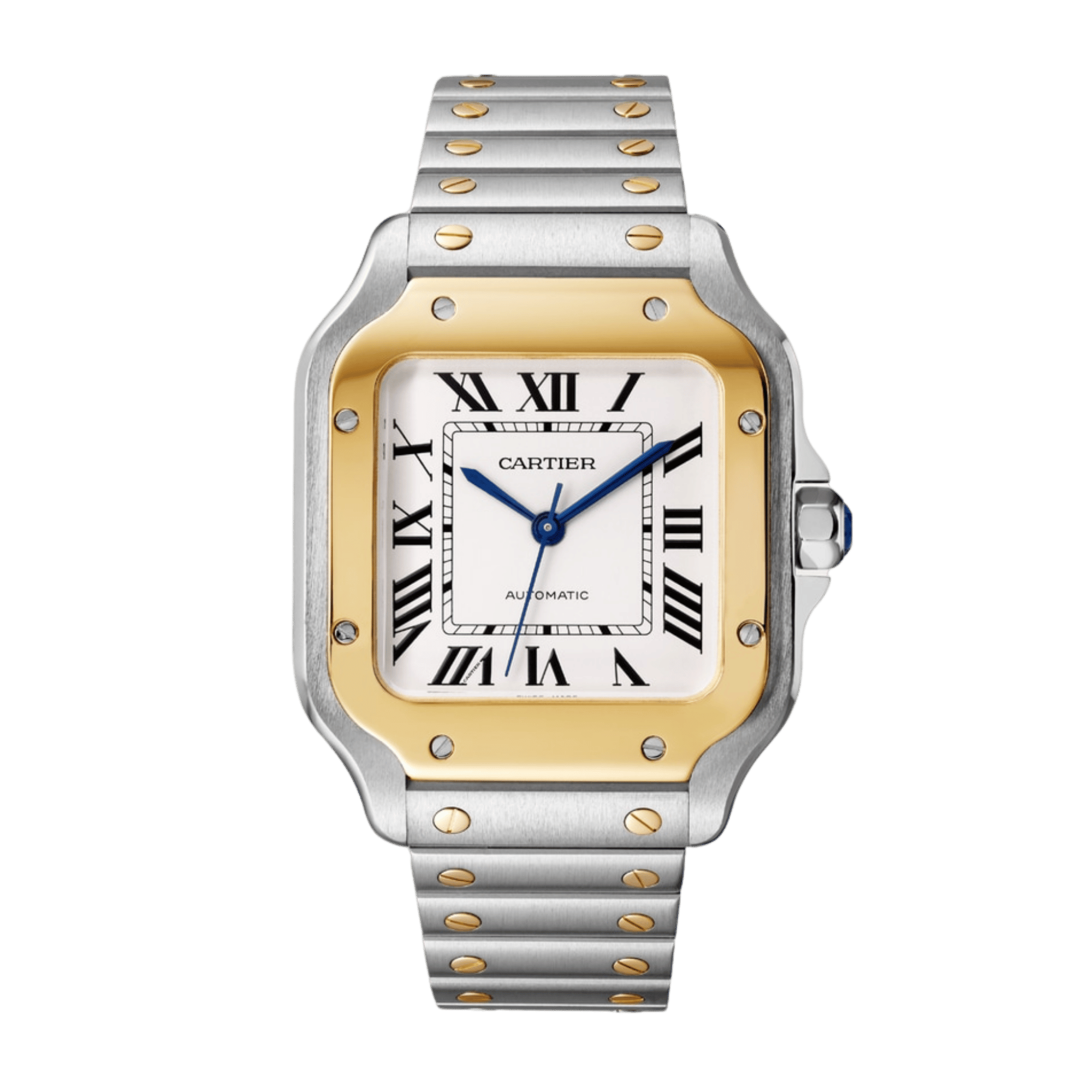 Santos de Cartier Yellow Gold & Steel White Dial 35mm Product Image