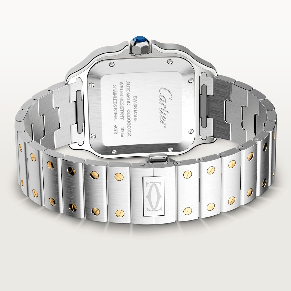 Santos de Cartier Yellow Gold & Steel White Dial 39mm Product Image 4