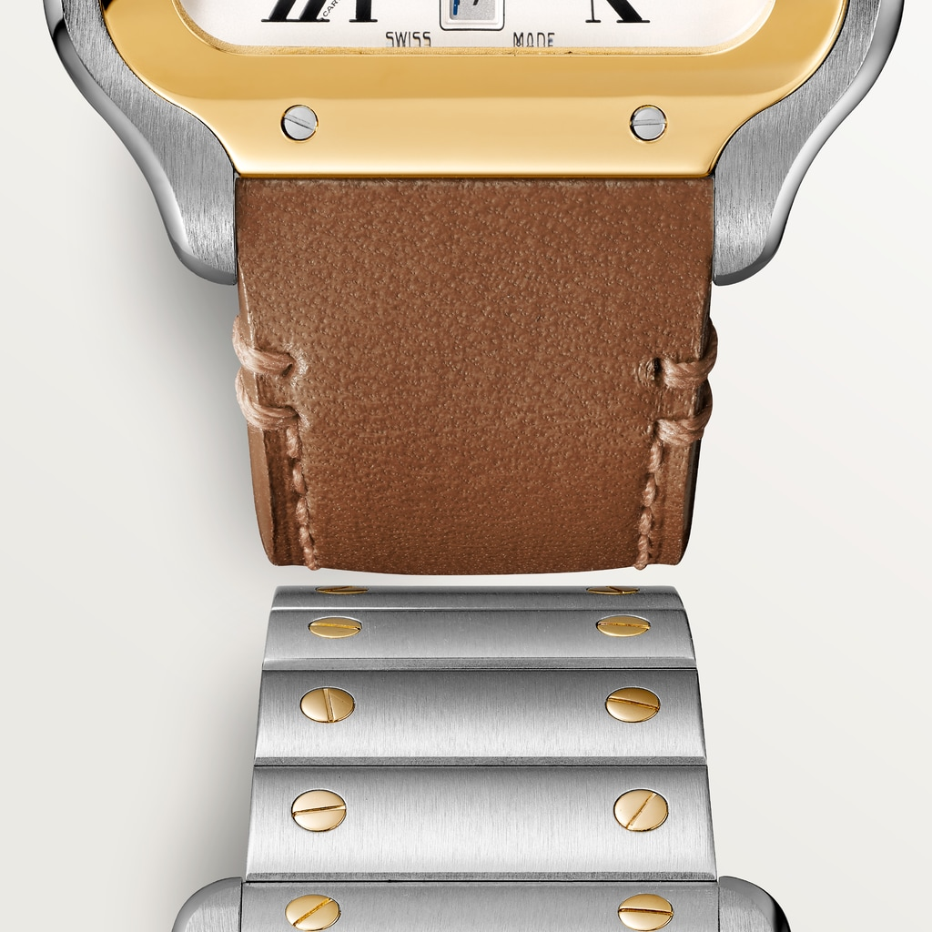 Santos de Cartier Yellow Gold & Steel White Dial 39mm Product Image 9