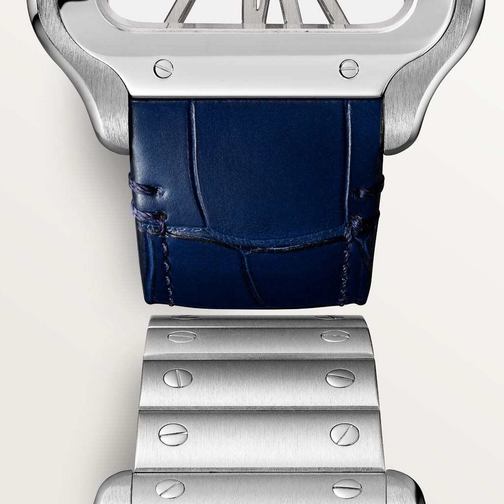 Santos de Cartier Steel Skeleton Dial 39mm Product Image 6