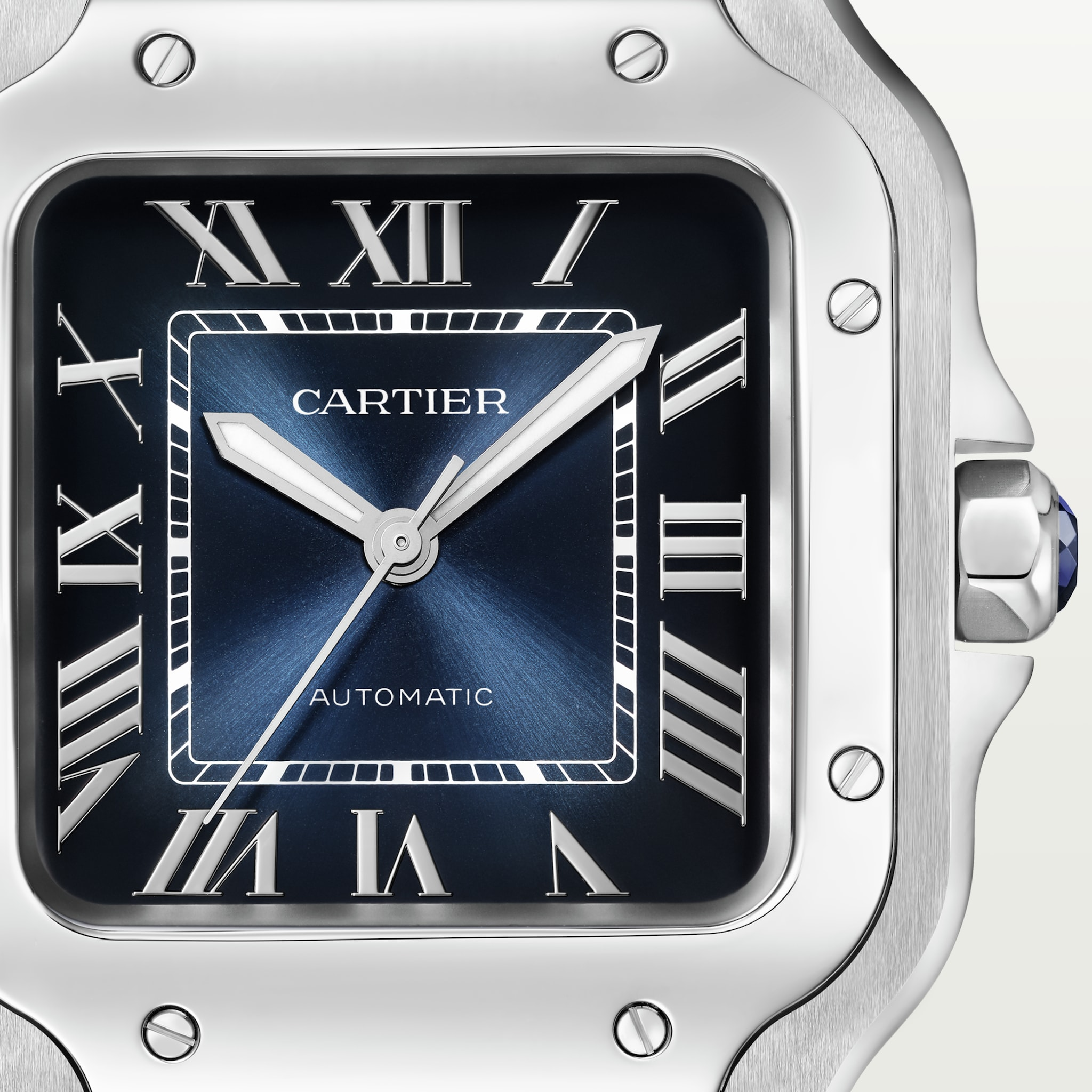 Santos de Cartier Steel Blue Dial 35mm Product Image 1