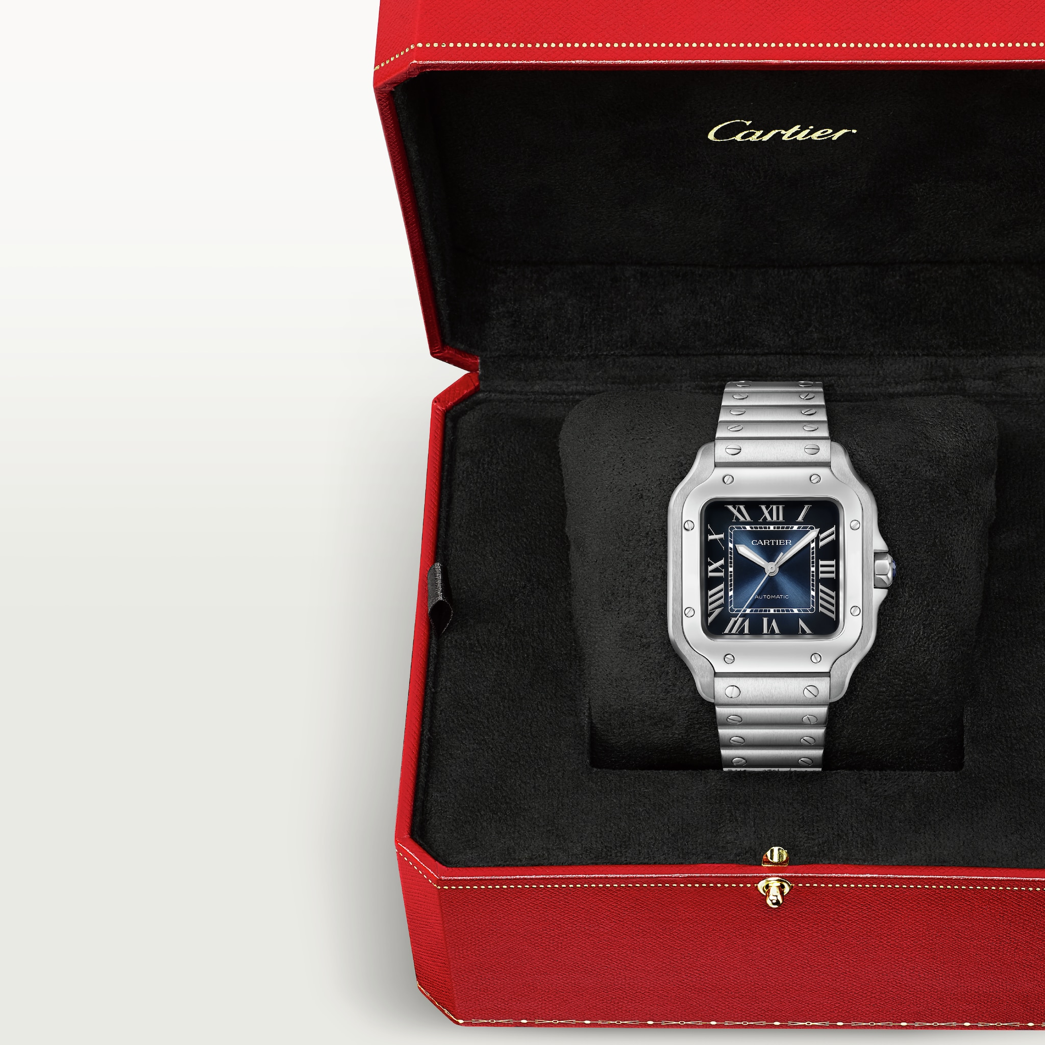 Santos de Cartier Steel Blue Dial 35mm Product Image 7