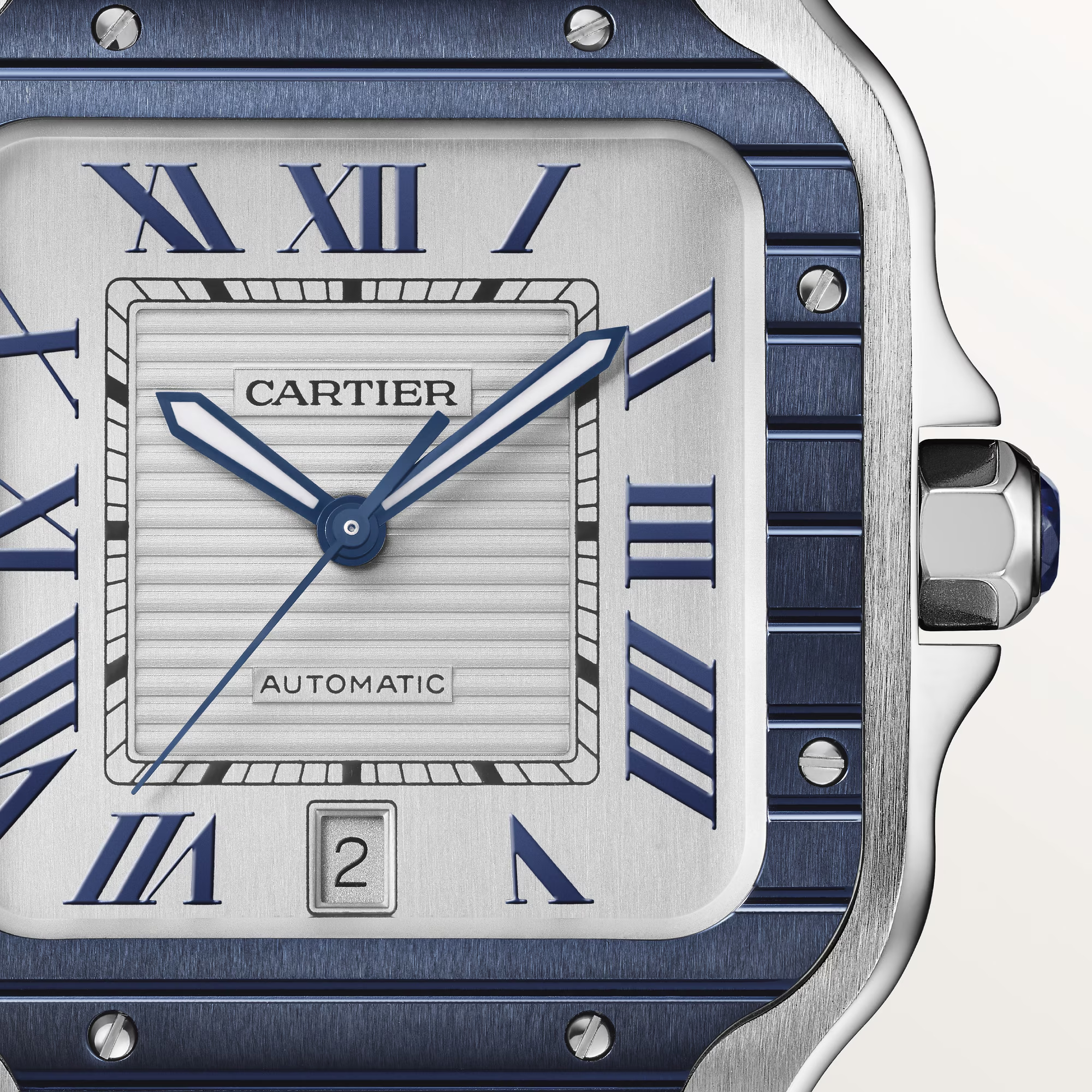 Santos de Cartier Steel Grey Dial 25mm Product Image 1