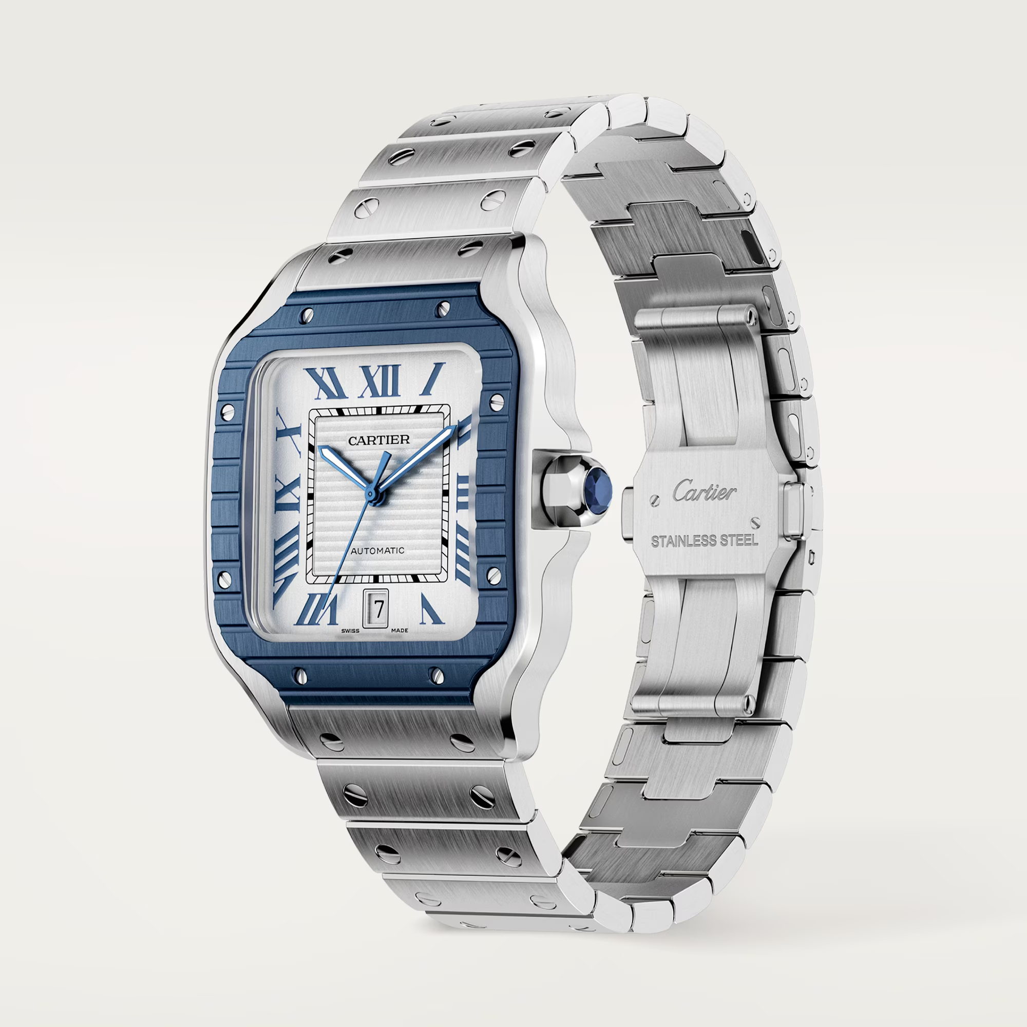 Santos de Cartier Steel Grey Dial 25mm Product Image 2