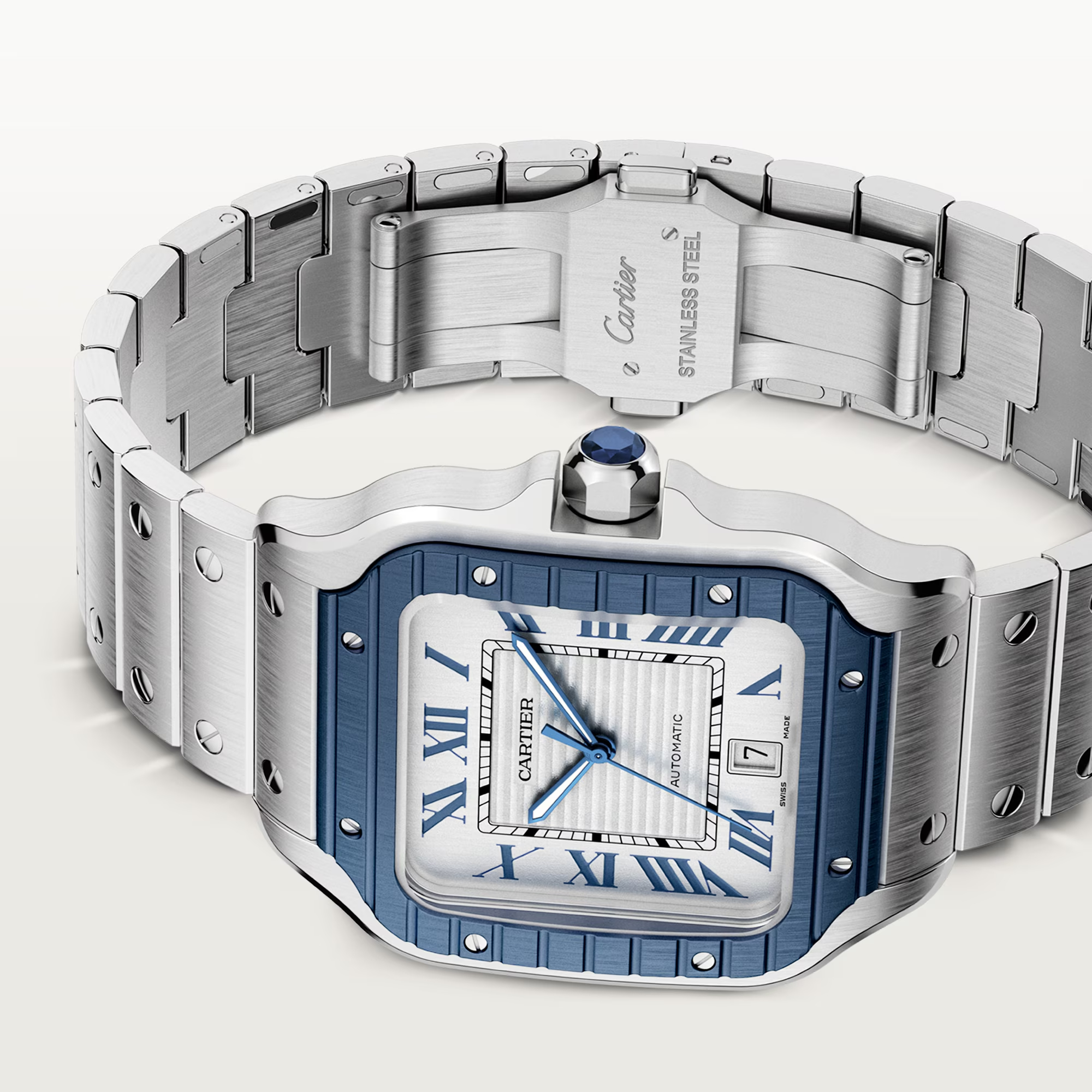 Santos de Cartier Steel Grey Dial 25mm Product Image 3