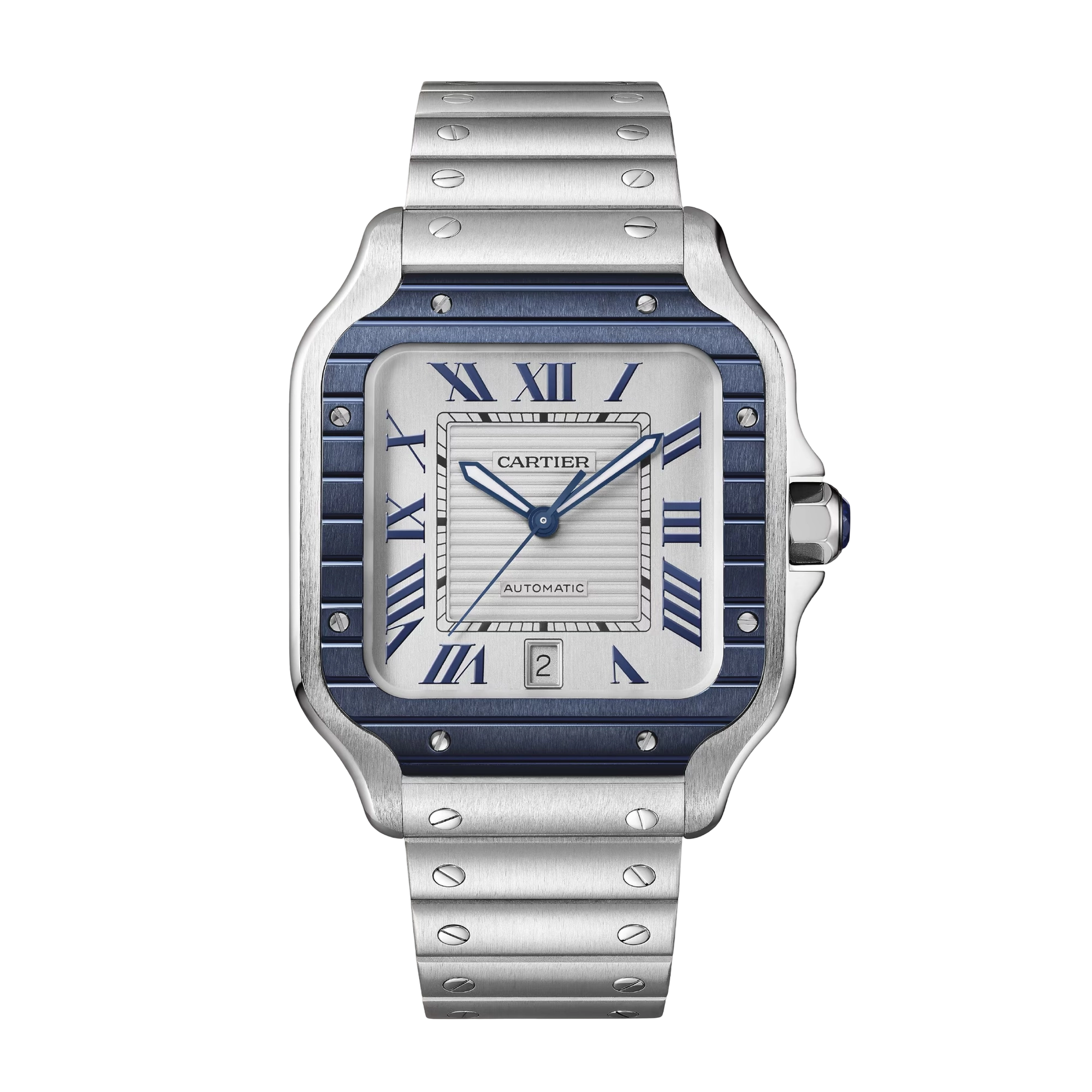 Santos de Cartier Steel Grey Dial 25mm Product Image