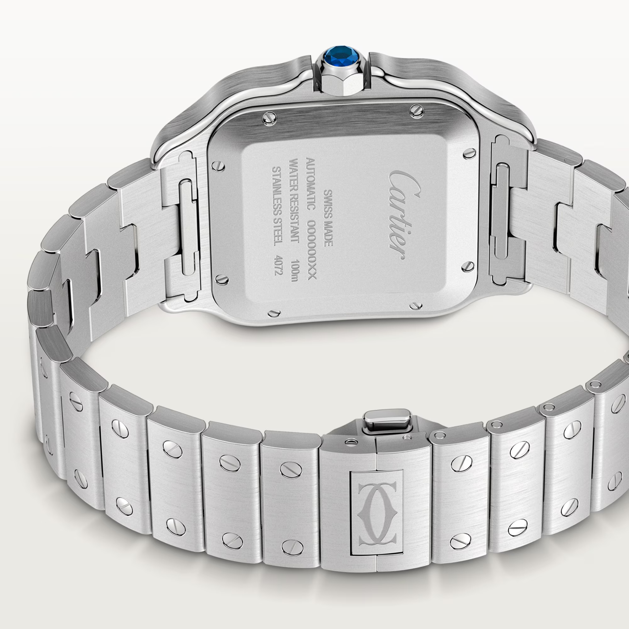 Santos de Cartier Steel Blue Dial 39mm Product Image 4