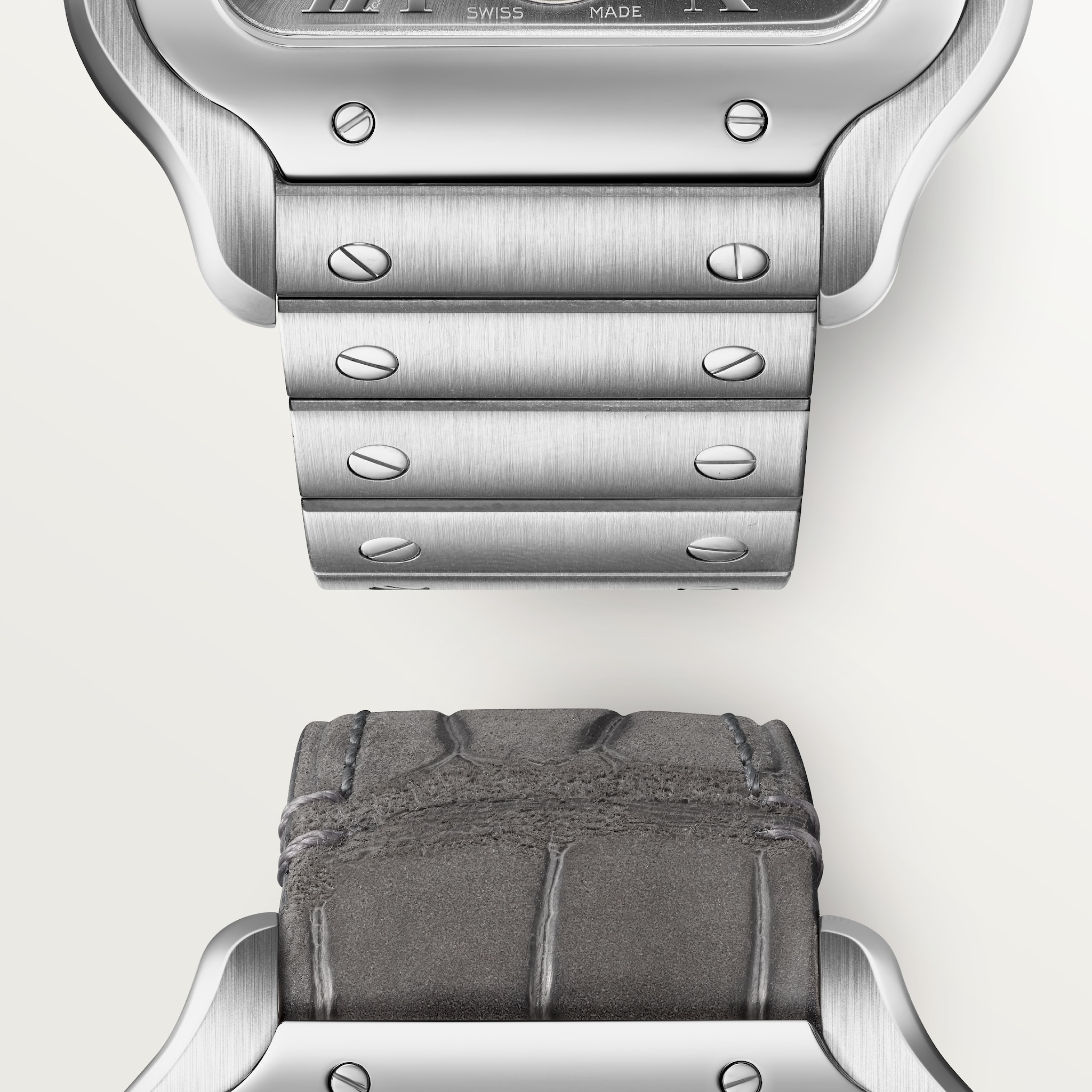 Santos de Cartier Dual Time Steel Grey Dial 40mm Product Image 4