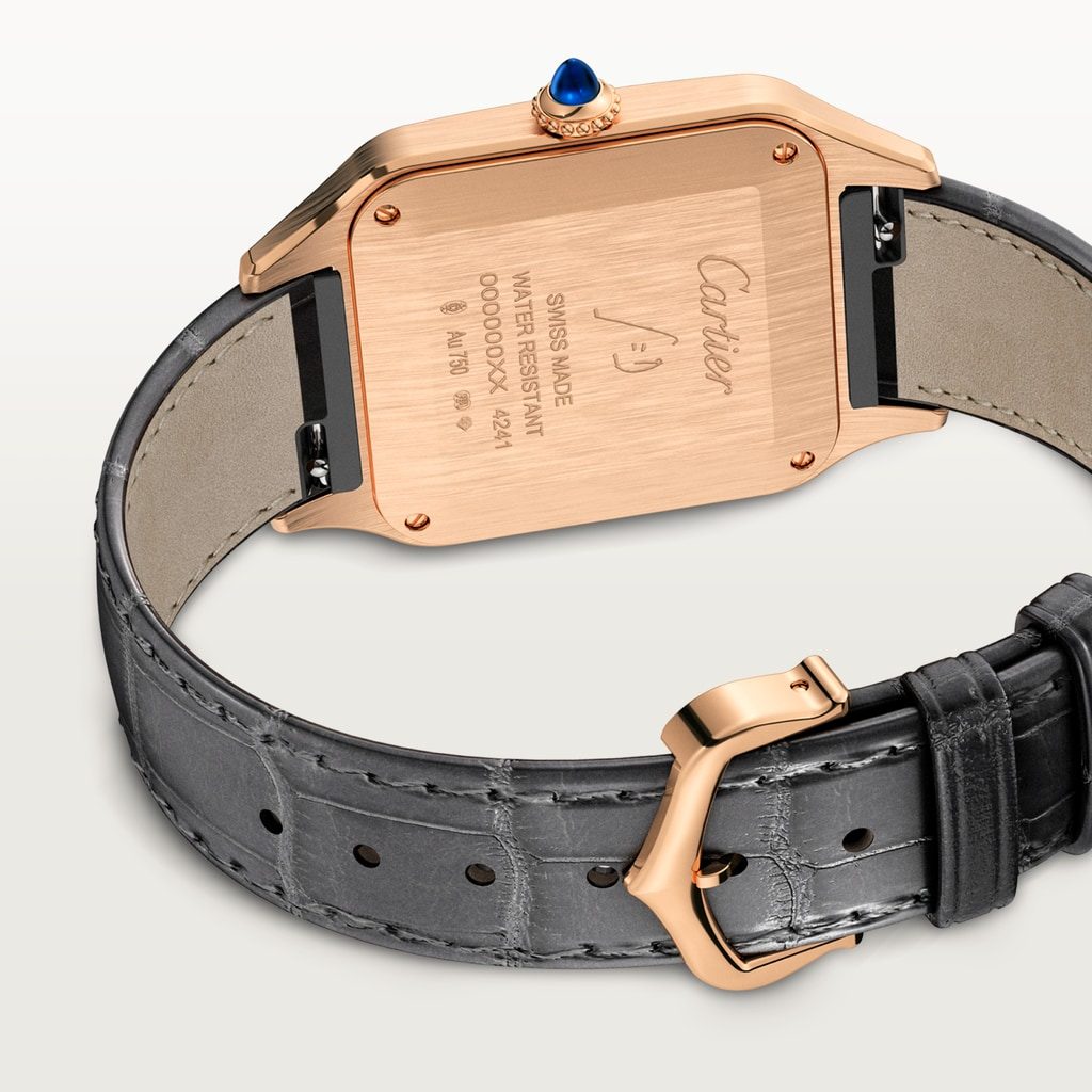 Santos-Dumont Rose Gold Silver Dial 43mm Product Image 4