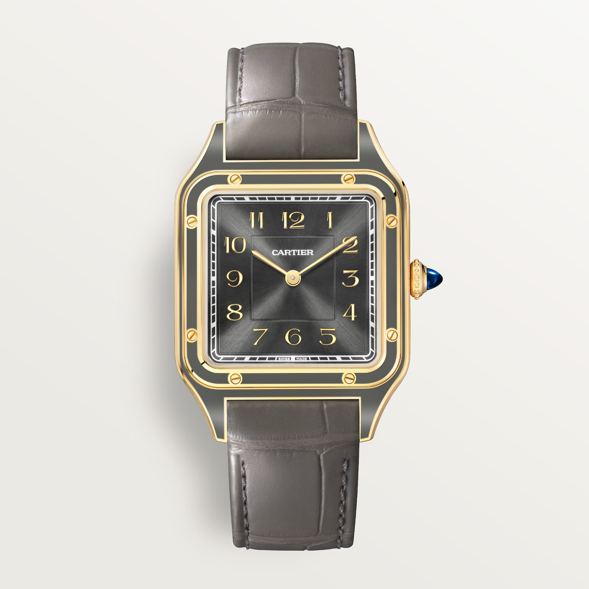 Santos-Dumont Yellow Gold Taupe Grey Dial Limited Edition 31mm Product Image 3