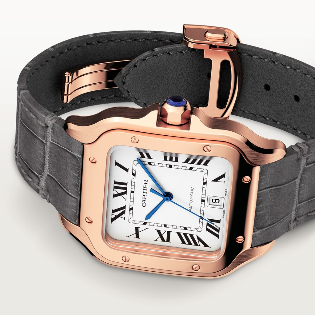 Santos de Cartier Rose Gold White Dial 40mm Product Image 3