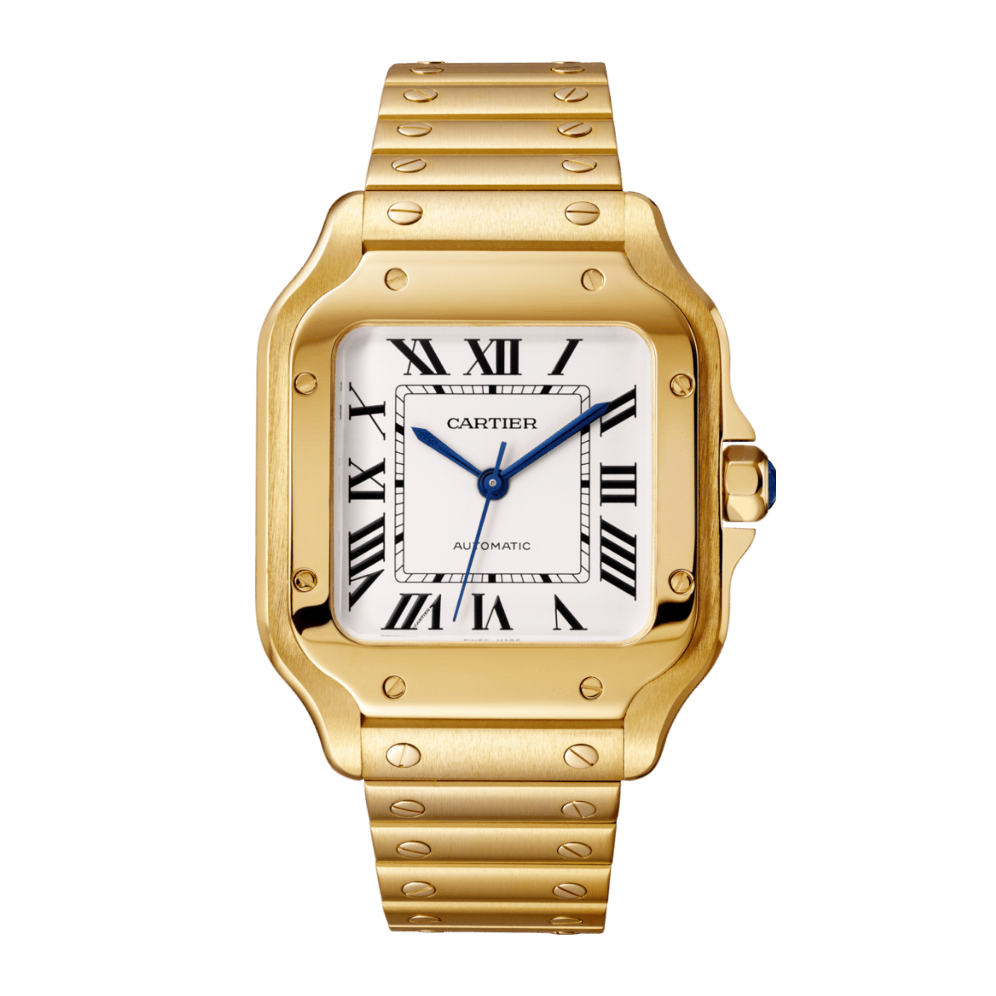 Santos de Cartier Yellow Gold White Dial 35mm Product Image