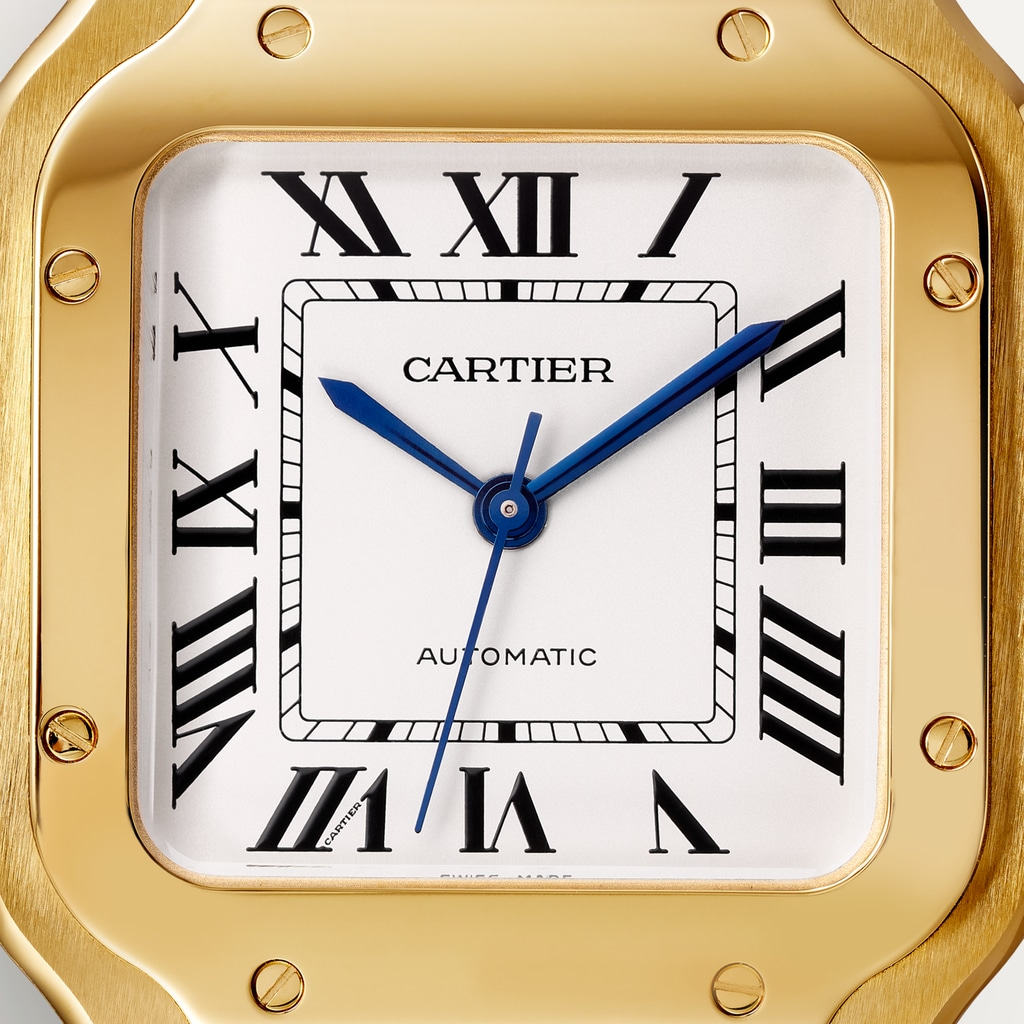 Santos de Cartier Yellow Gold White Dial 35mm Product Image 1
