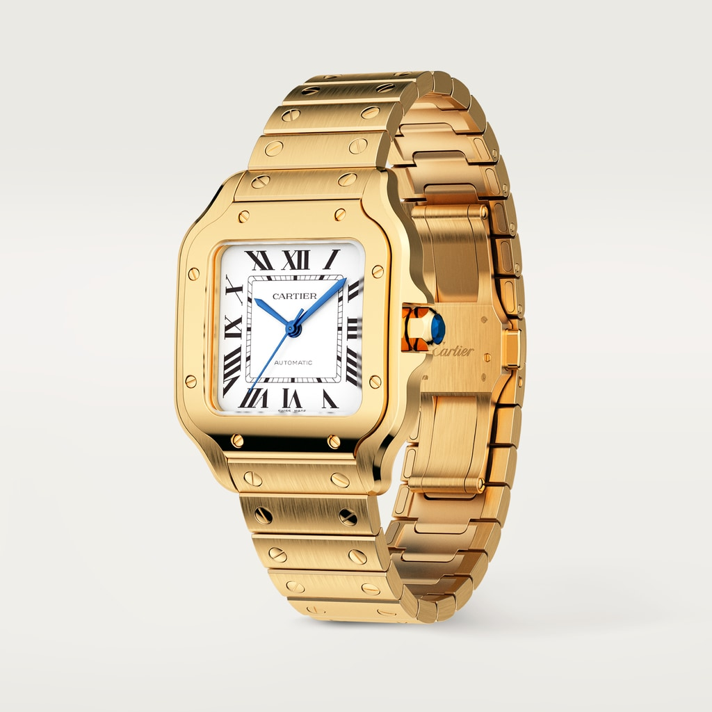 Santos de Cartier Yellow Gold White Dial 35mm Product Image 2