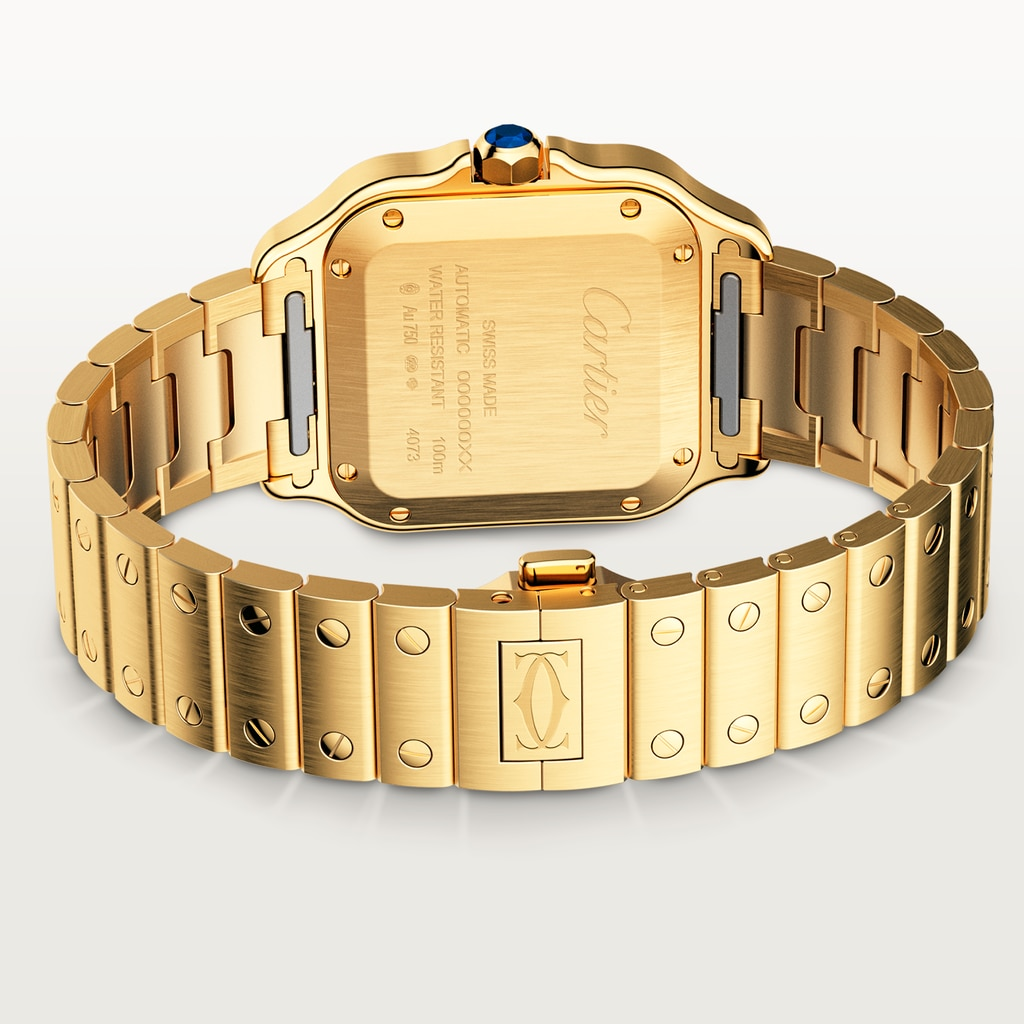 Santos de Cartier Yellow Gold White Dial 35mm Product Image 3