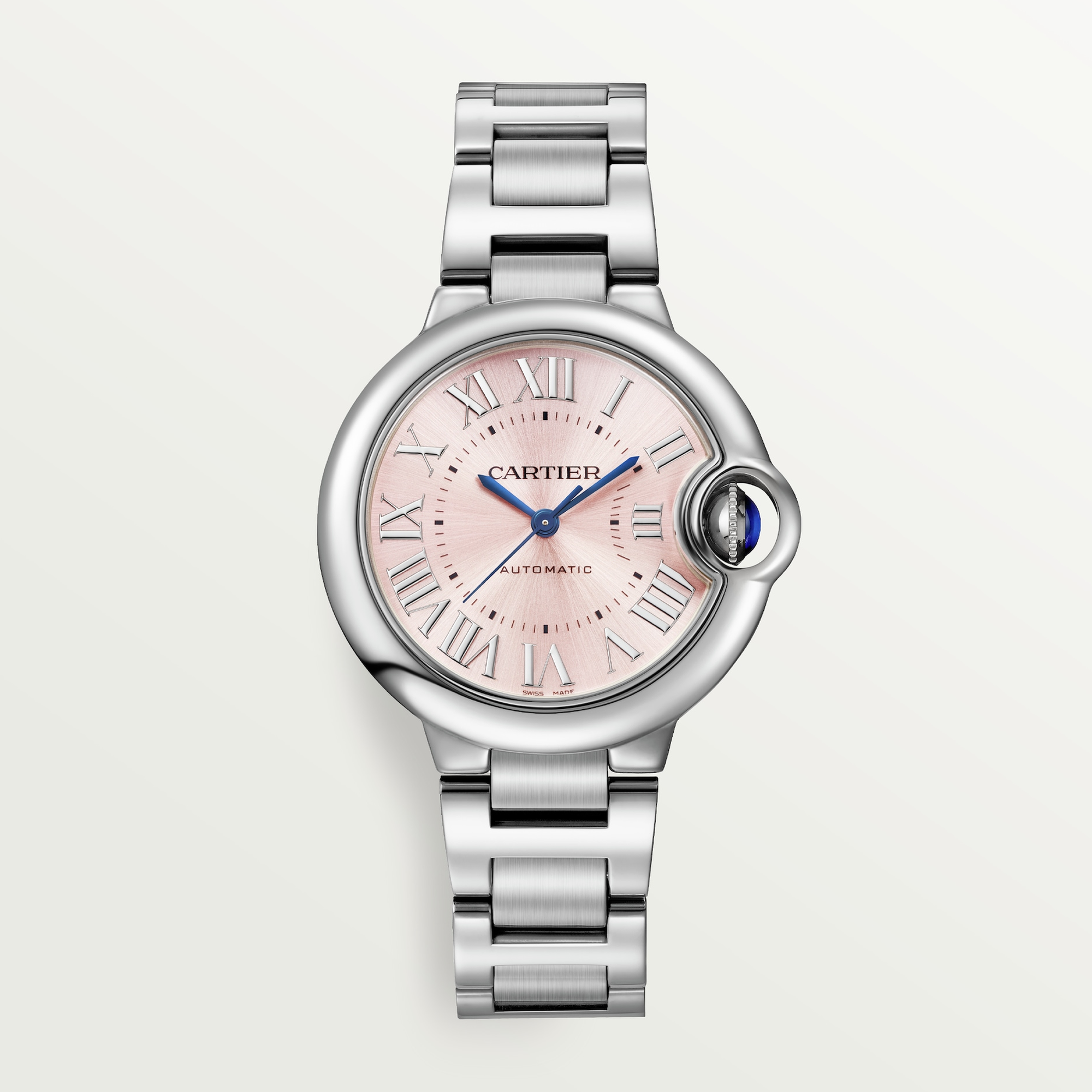 Ballon Bleu de Cartier Steel Pink Dial 33mm Product Image 2