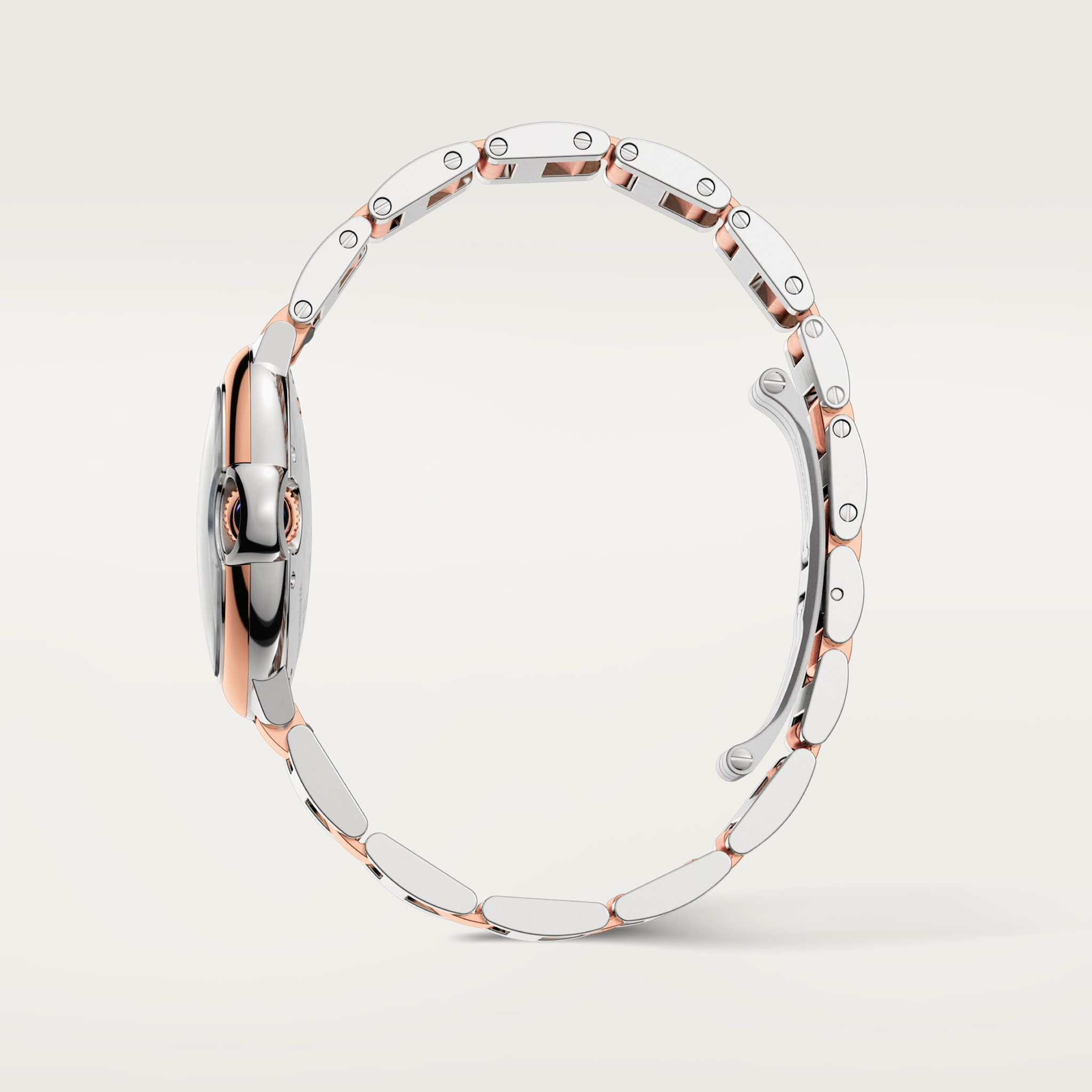 Ballon Bleu de Cartier Rose Gold & Steel Silver Dial 36mm Product Image 4