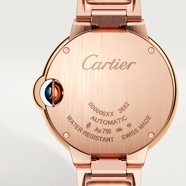 Ballon Bleu de Cartier Rose Gold Silver Dial 33mm Product Image 3