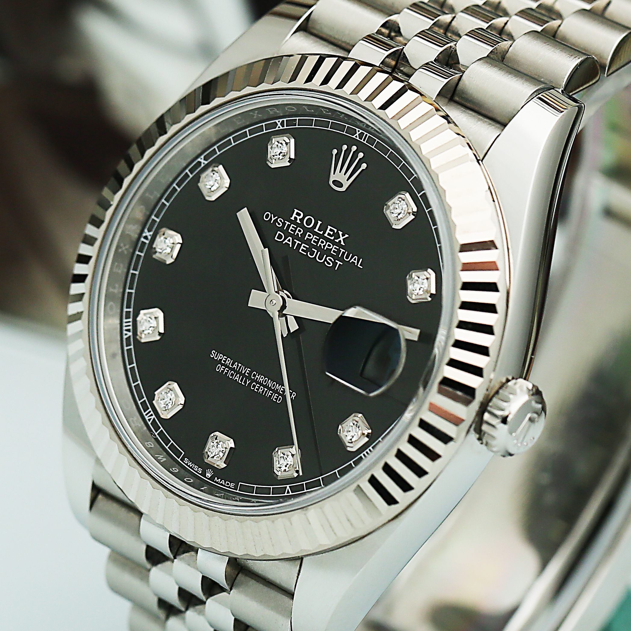 Datejust Steel Jubilee Black Dial 41mm Product Image 2
