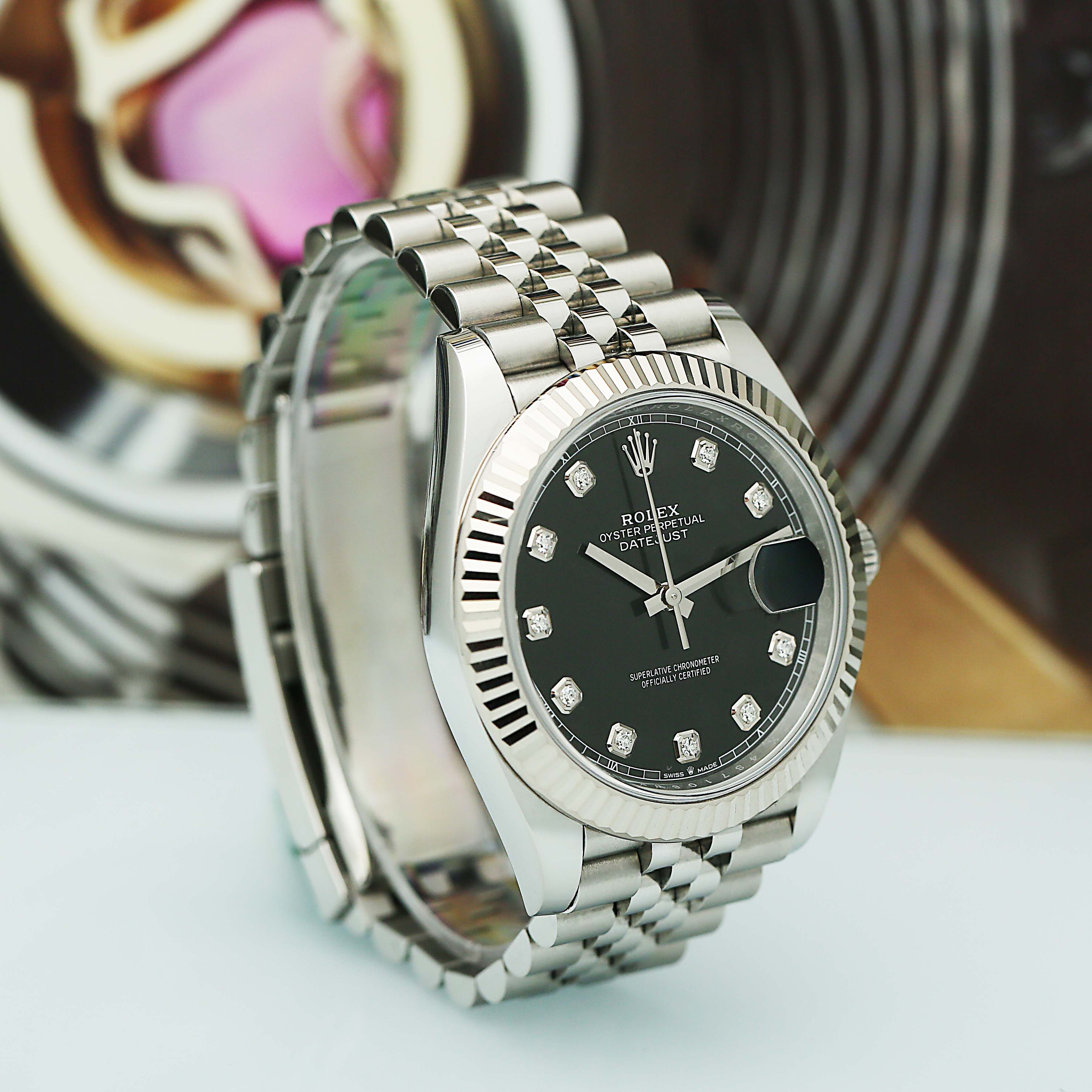 Datejust Steel Jubilee Black Dial 41mm Product Image 6