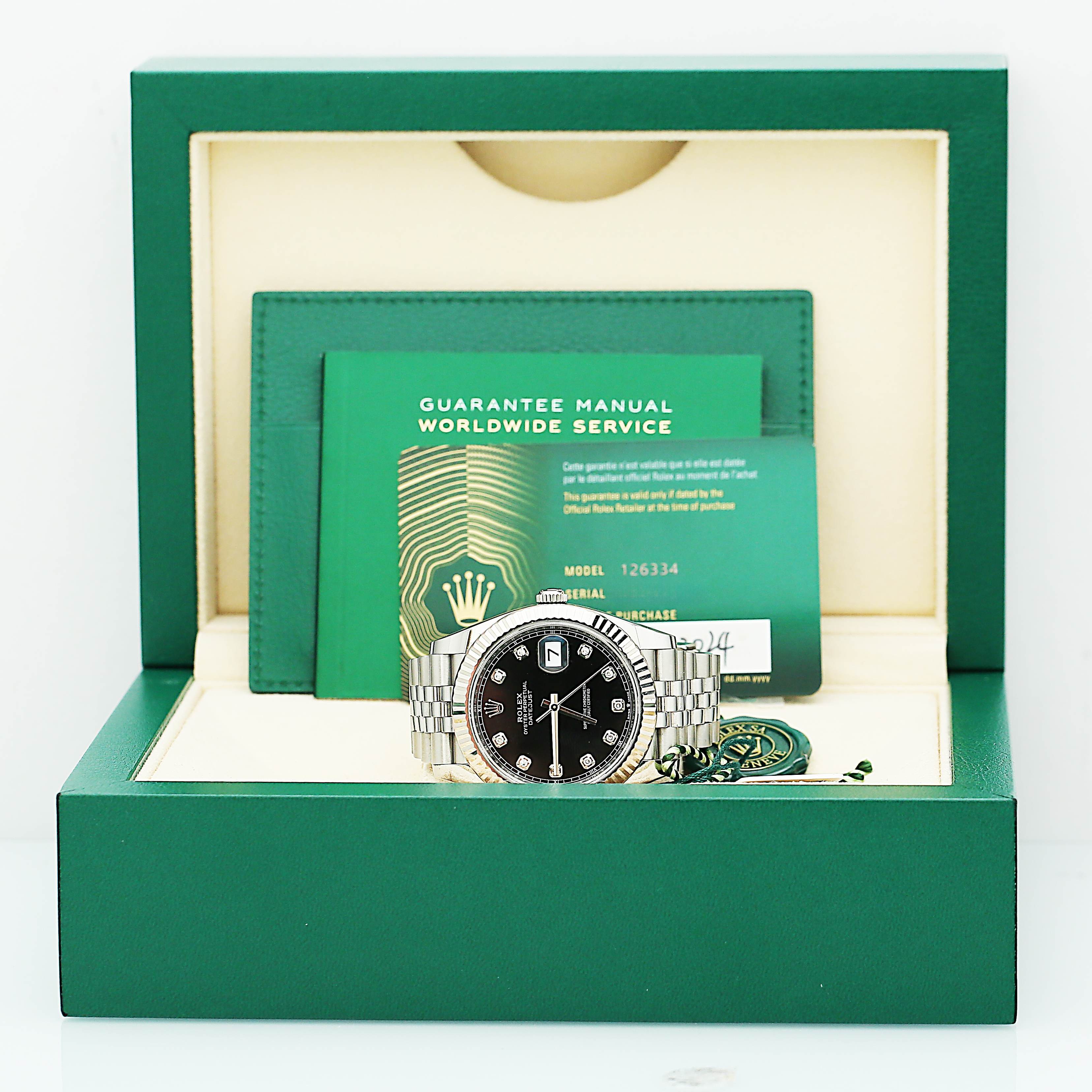 Datejust Steel Jubilee Black Dial 41mm Product Image 7