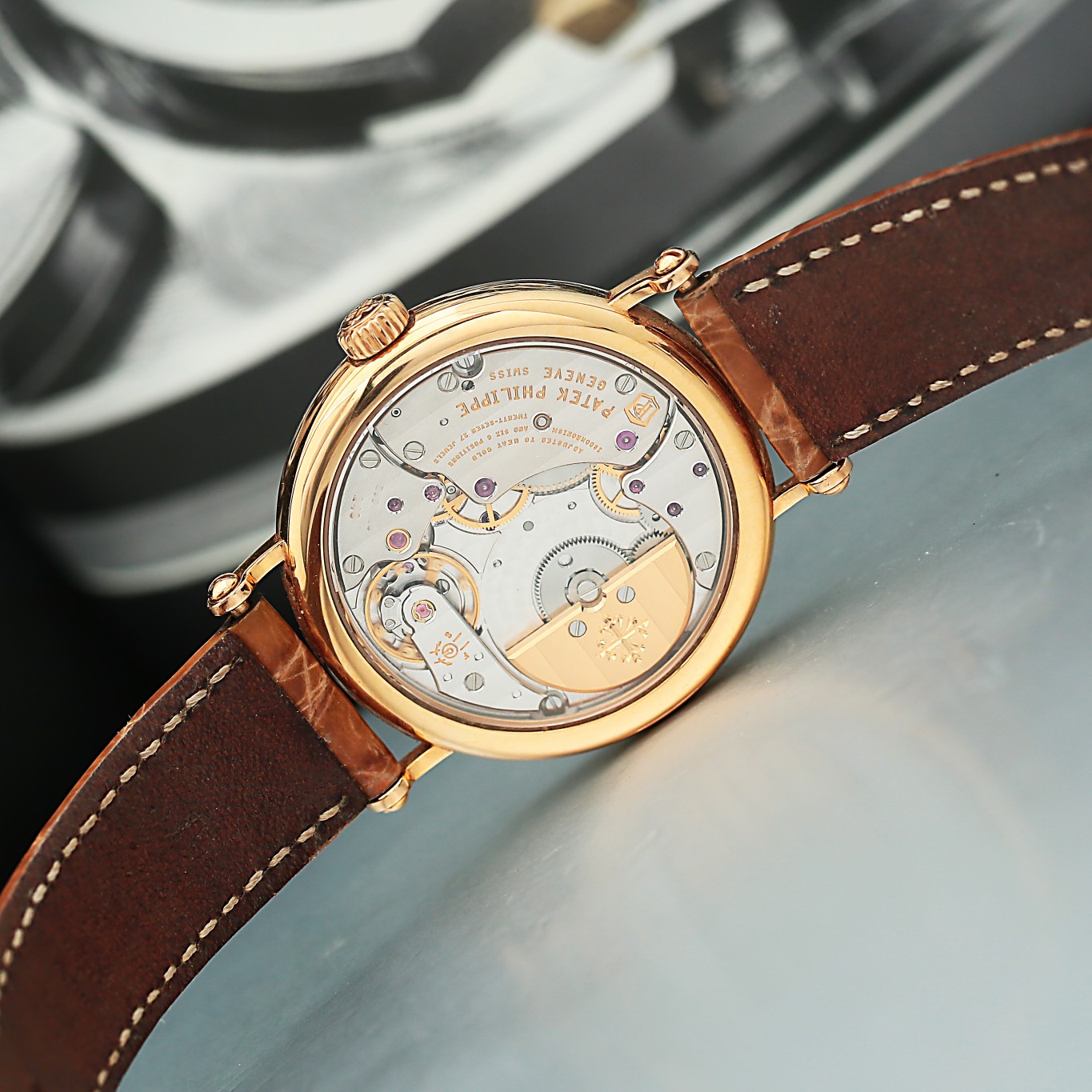 Calatrava Rose Gold Silver Dial 34mm Product Image 4