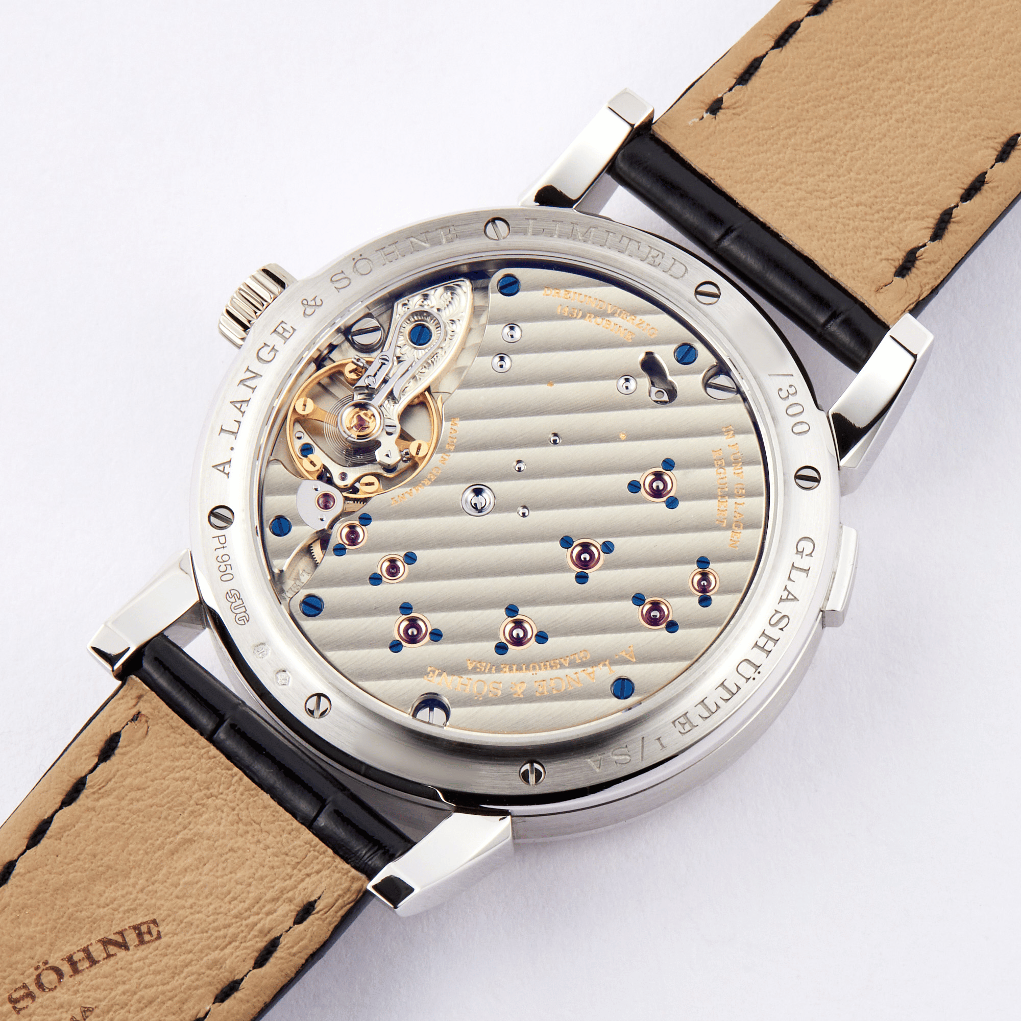 Lange 1 30th Anniversary Platinum Onyx Dial 38mm Product Image 6