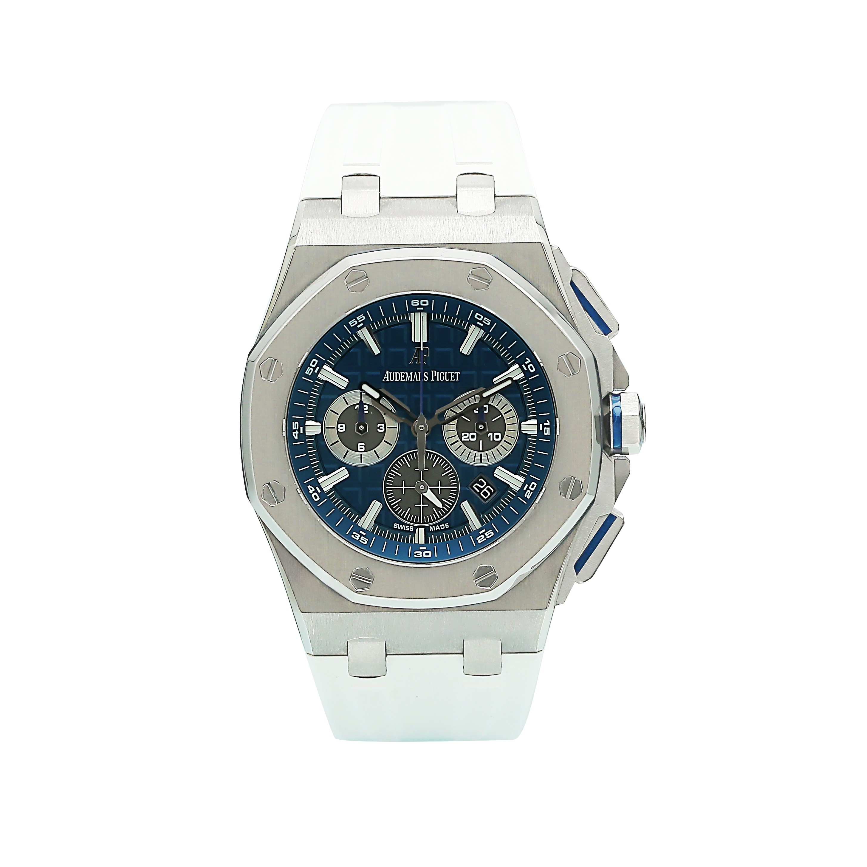 Audemars Piguet Royal Oak Offshore Titanium Blue Dial 42mm 26480TI