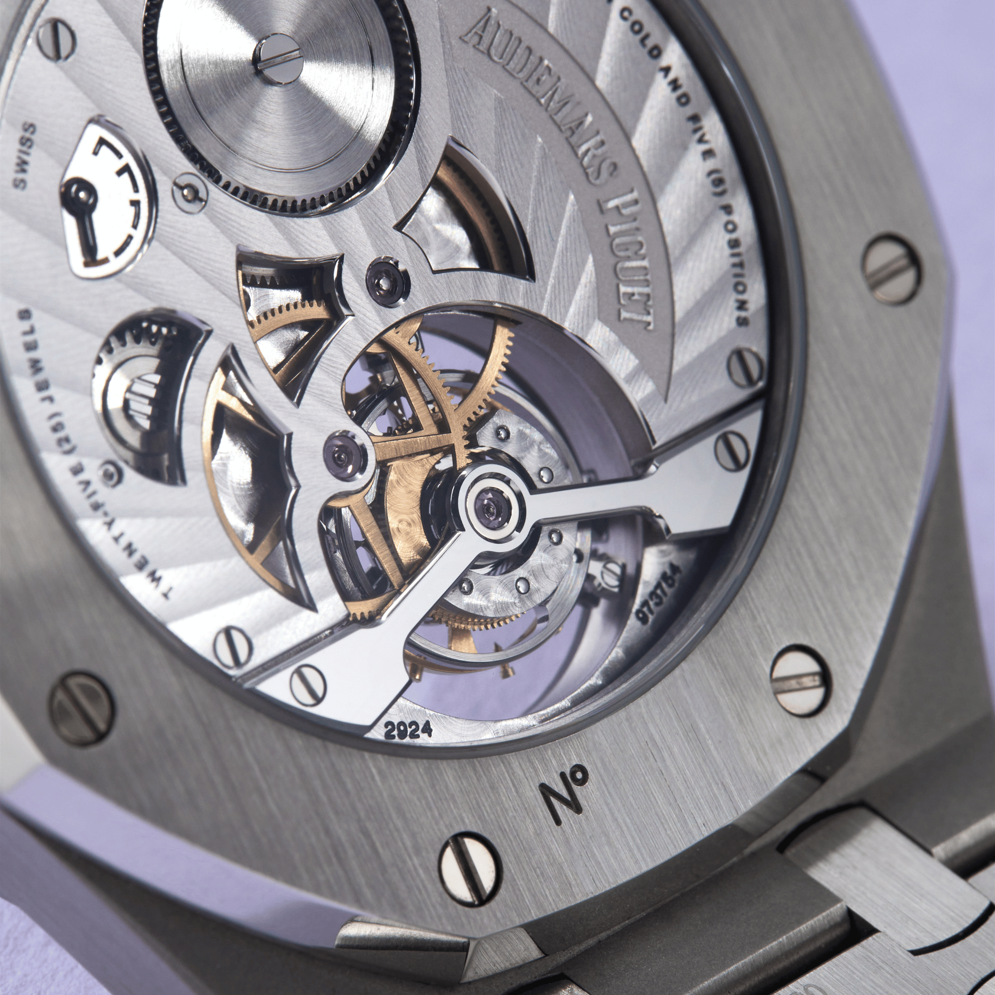 Royal Oak Tourbillon Extra-Thin Steel Purple Dial 41mm Product Image