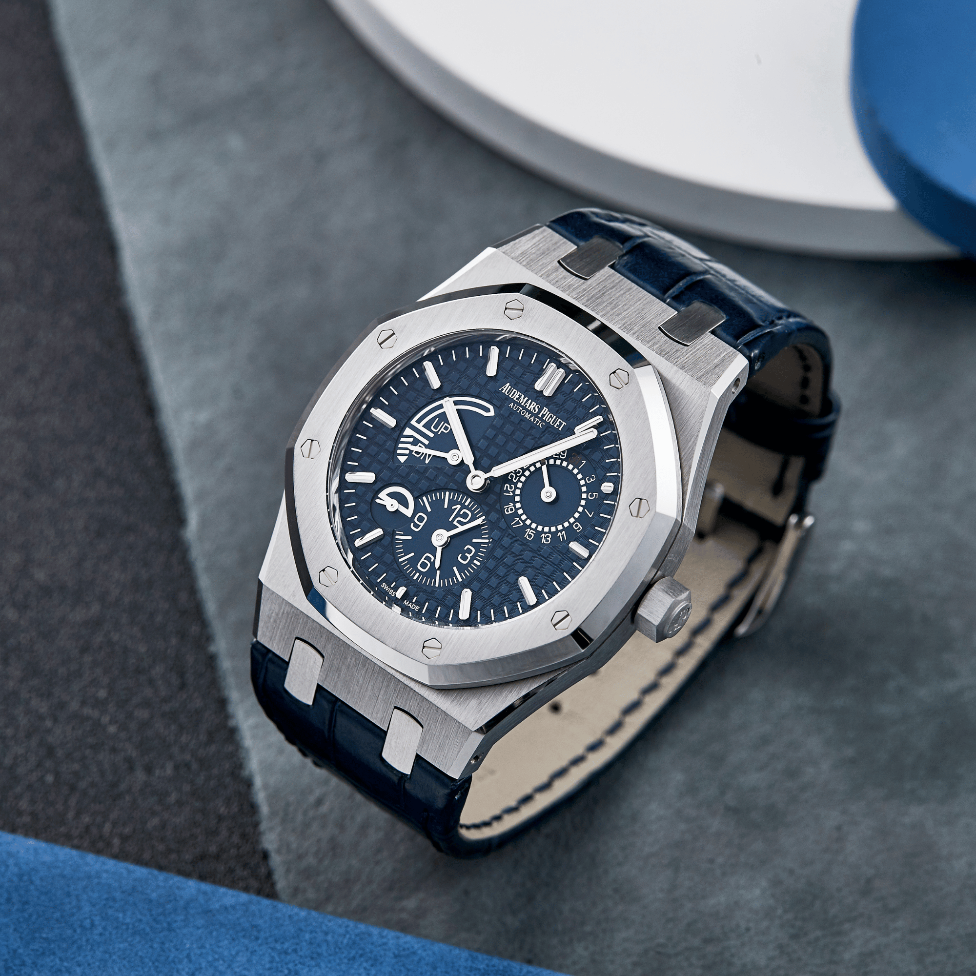 Royal Oak Dual Time Steel Blue Dial 39mm Product Image