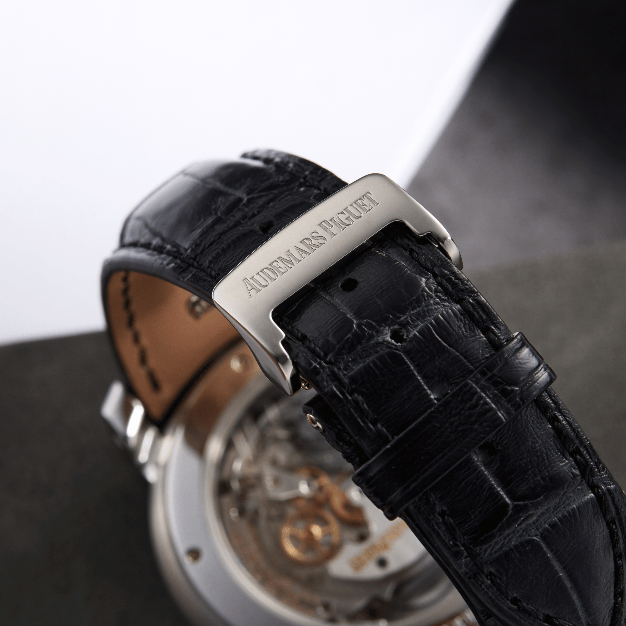Jules Audemars Tourbillon Chronograph White Gold Silver Dial Product Image
