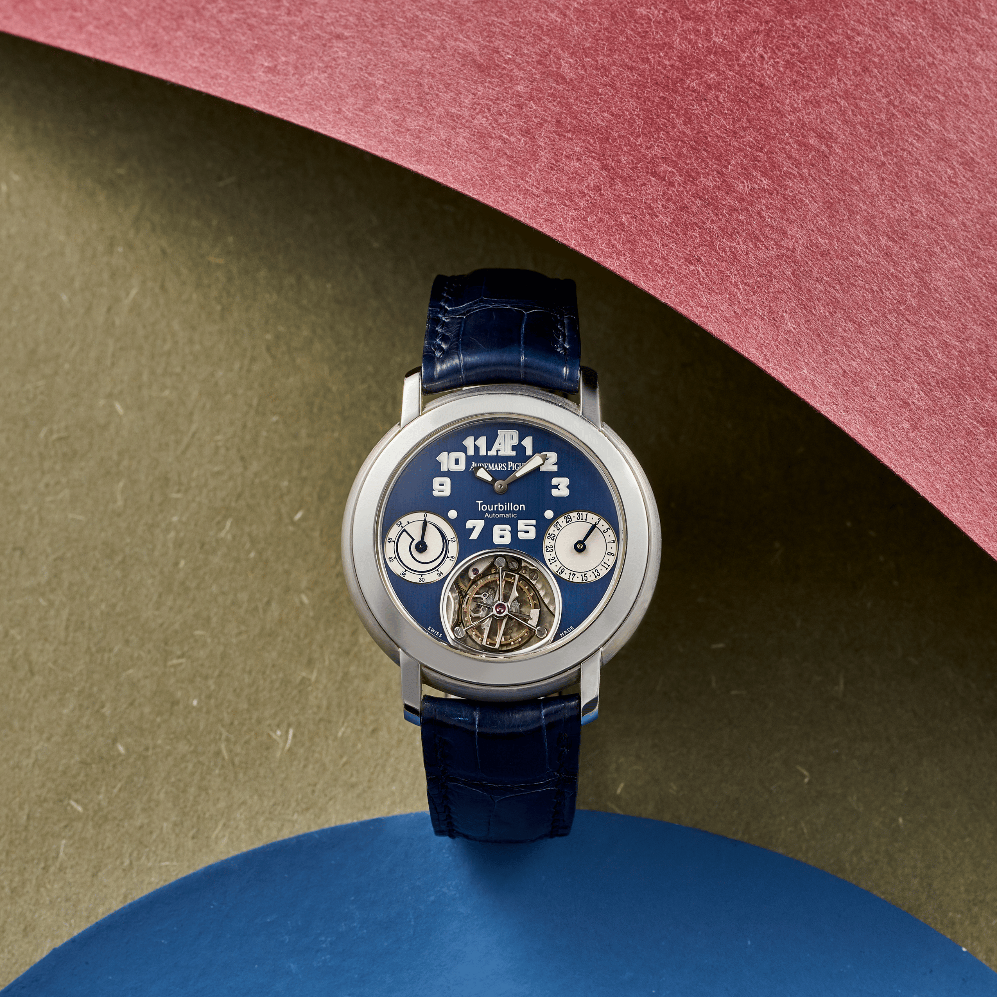Jules Audemars Tourbillon 150th Anniversary Platinum Blue Dial 40mm Product Image