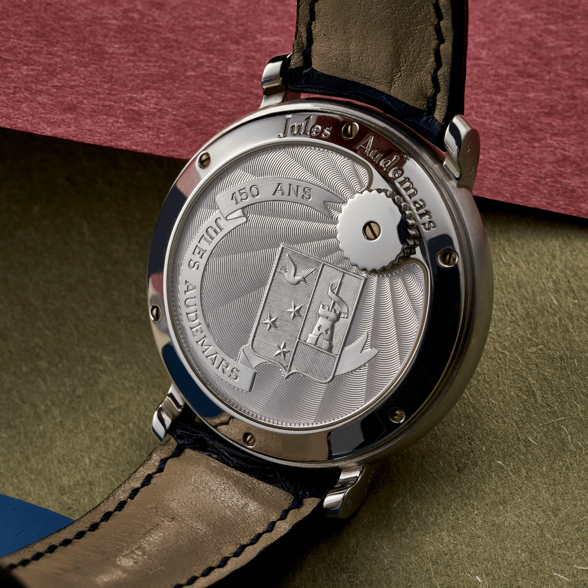 Jules Audemars Tourbillon 150th Anniversary Platinum Blue Dial 40mm Product Image