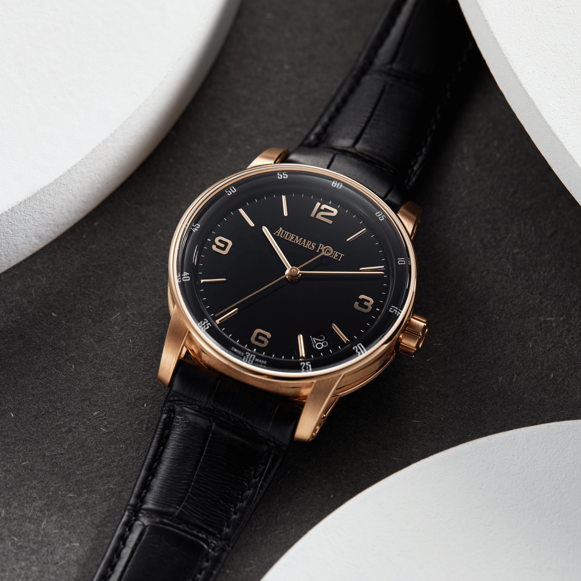 Code 11.59 Rose Gold Black Dial 41mm Product Image