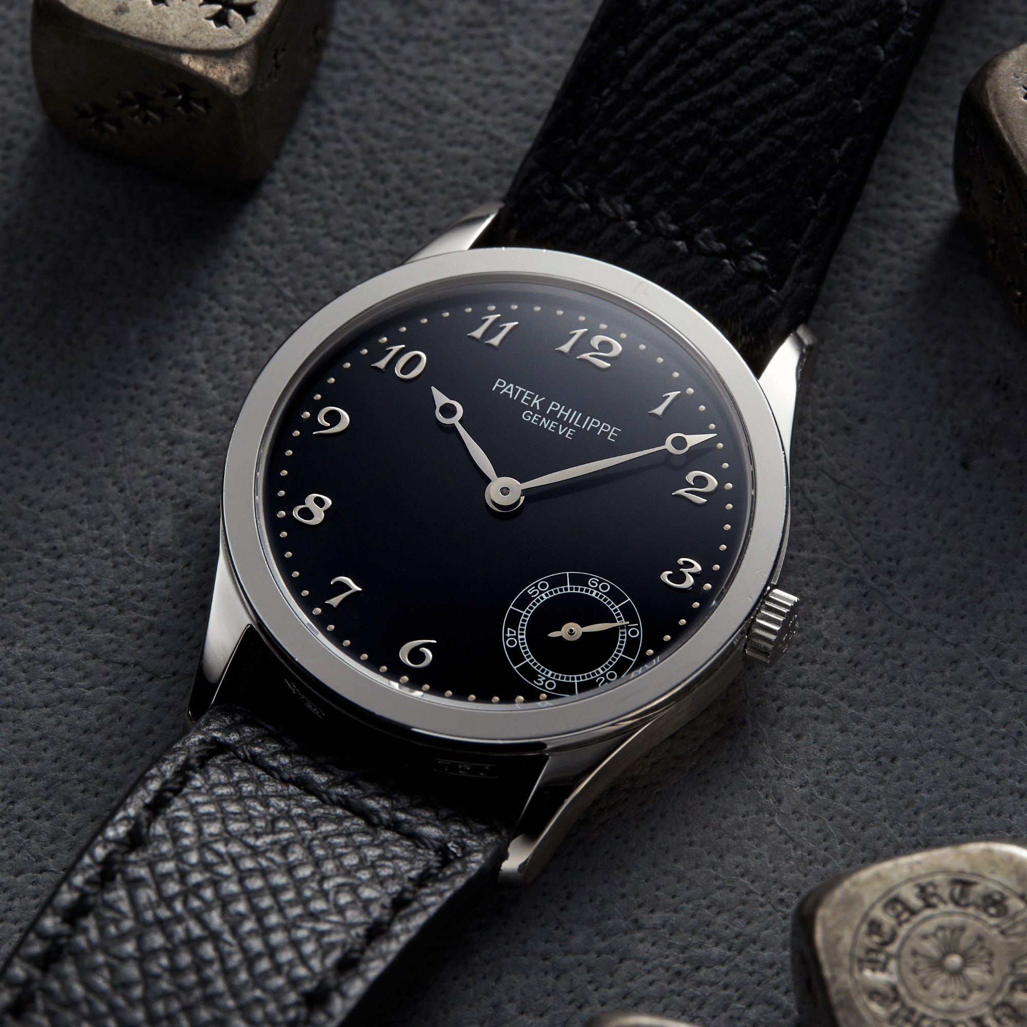 Nautilus Calatrava White Gold Black dial 34mm Product Image