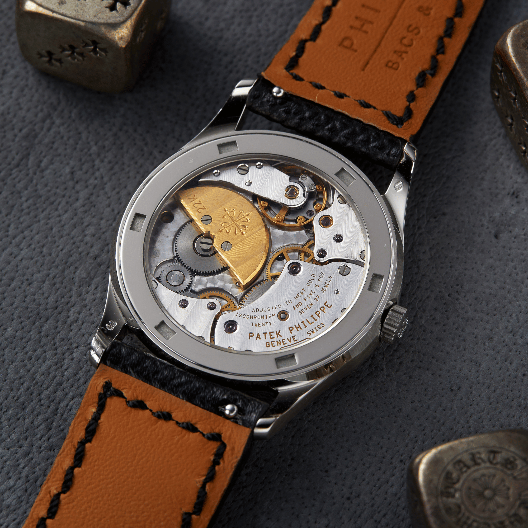 Nautilus Calatrava White Gold Black dial 34mm Product Image