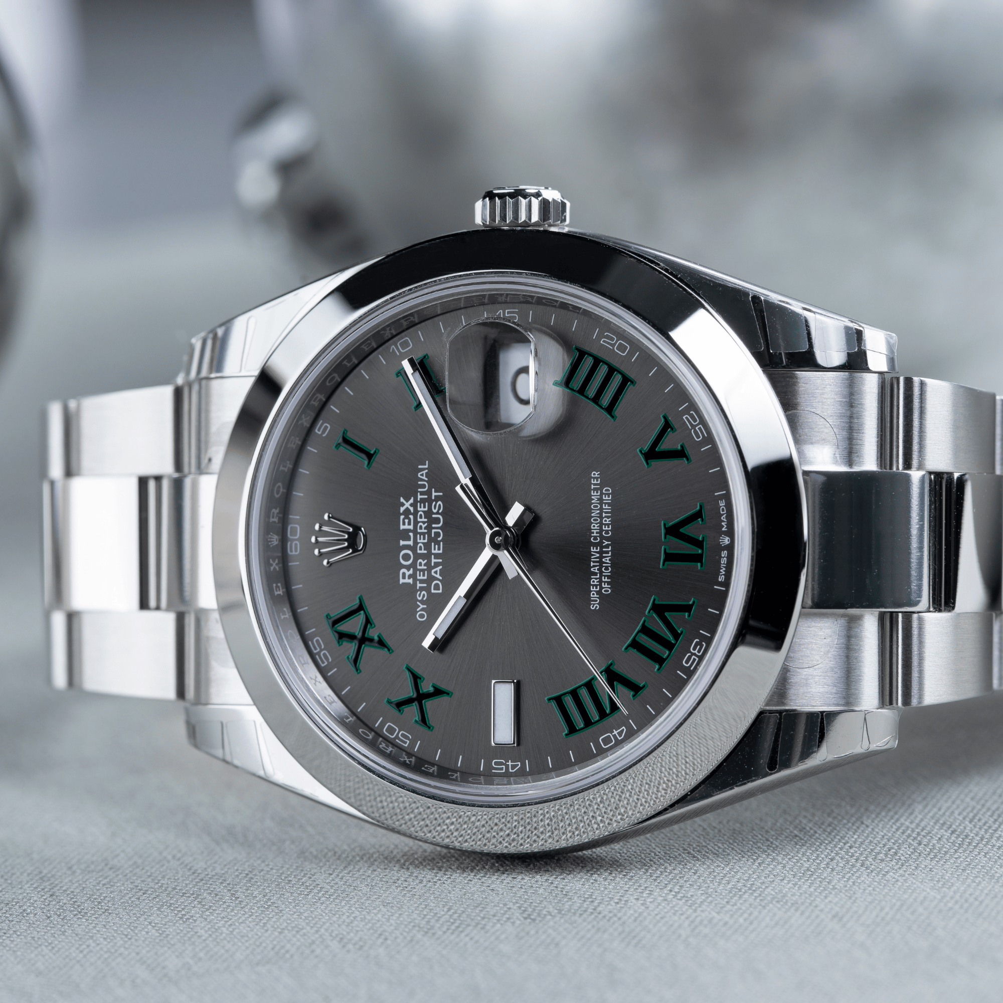 Datejust "Wimbledon" Steel Grey Dial 41mm Product Image