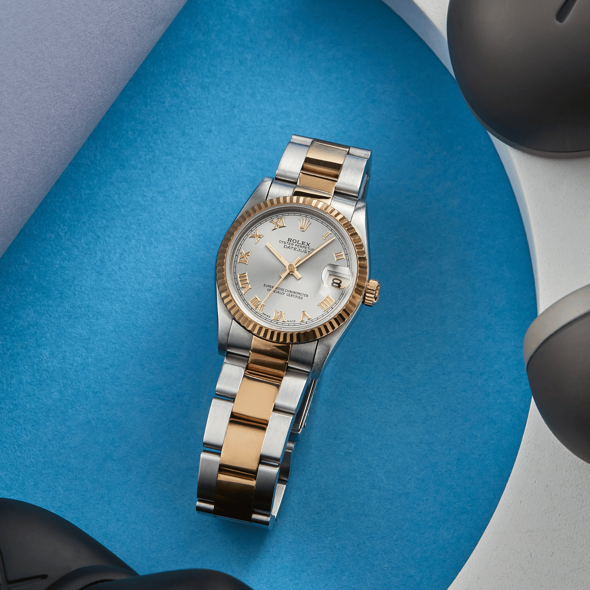 Datejust Yellow Gold & Steel Silver Dial 31mm Product Image