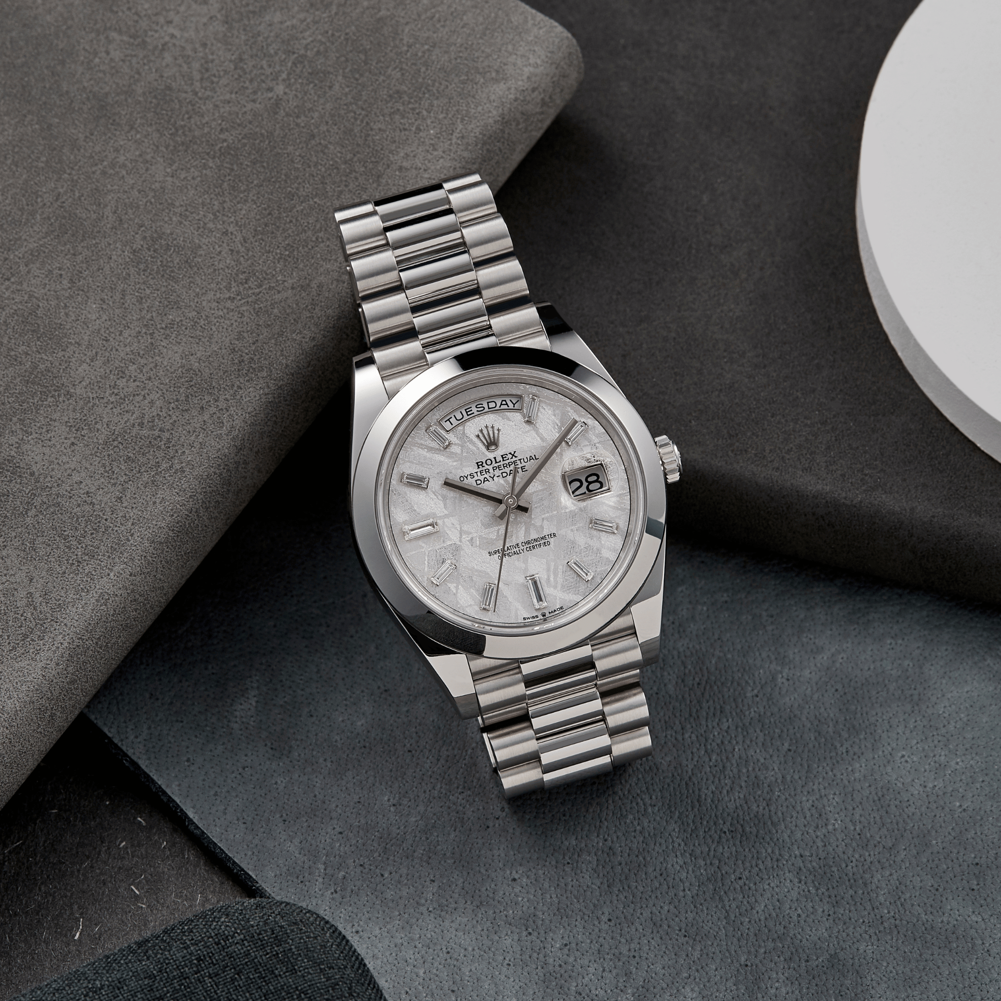Day-Date Platinum Diamond Meteorite Dial 40mm Product Image 1