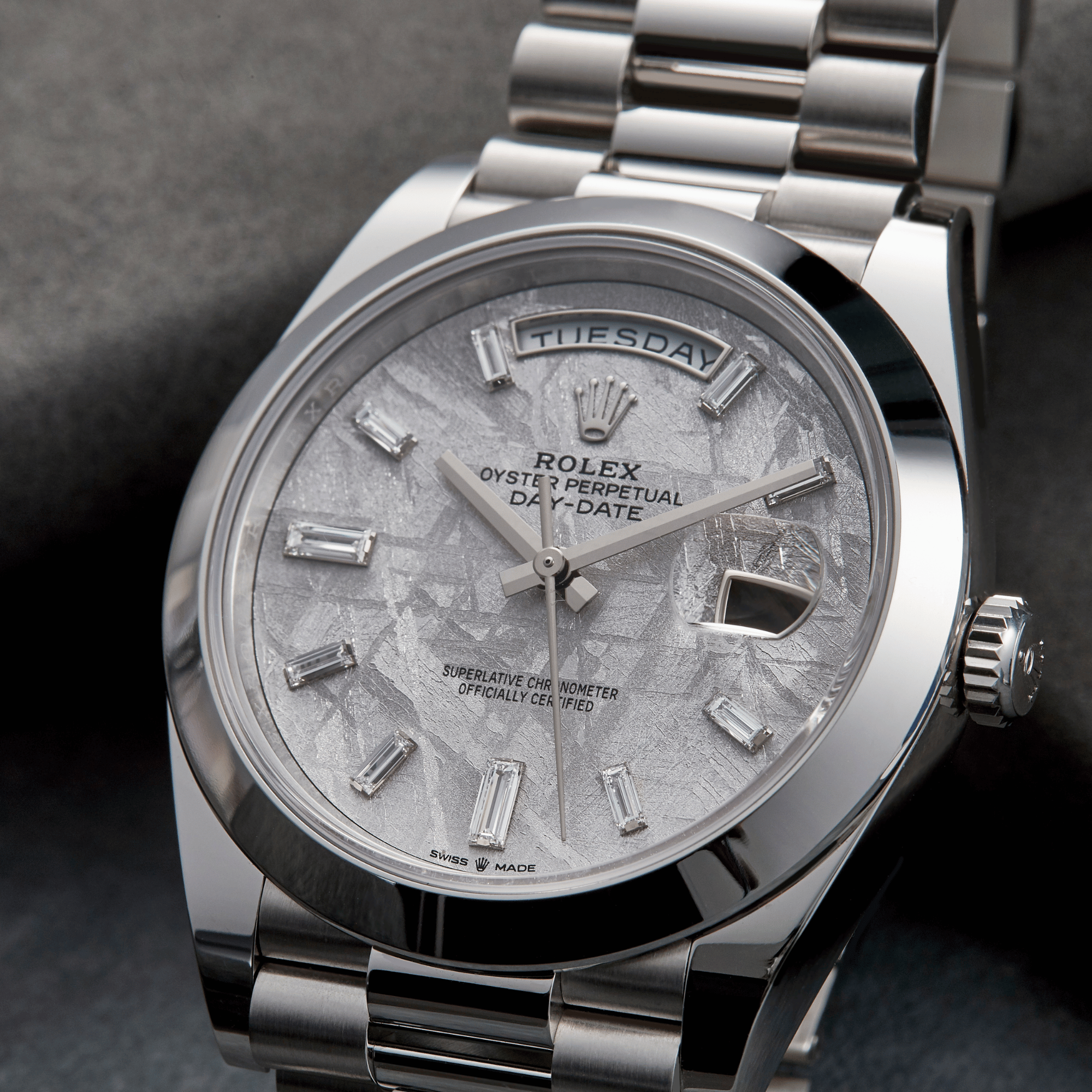 Day-Date Platinum Diamond Meteorite Dial 40mm Product Image 2