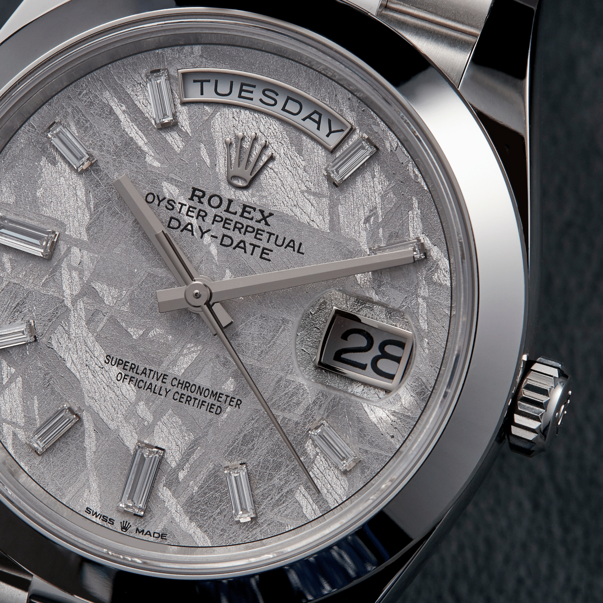 Day-Date Platinum Diamond Meteorite Dial 40mm Product Image 3