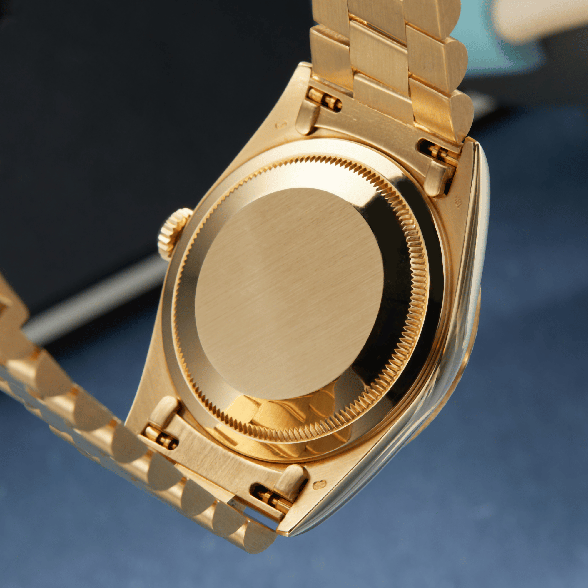 Day-Date W Series Yellow Gold Blue Dial 36mm Product Image 3