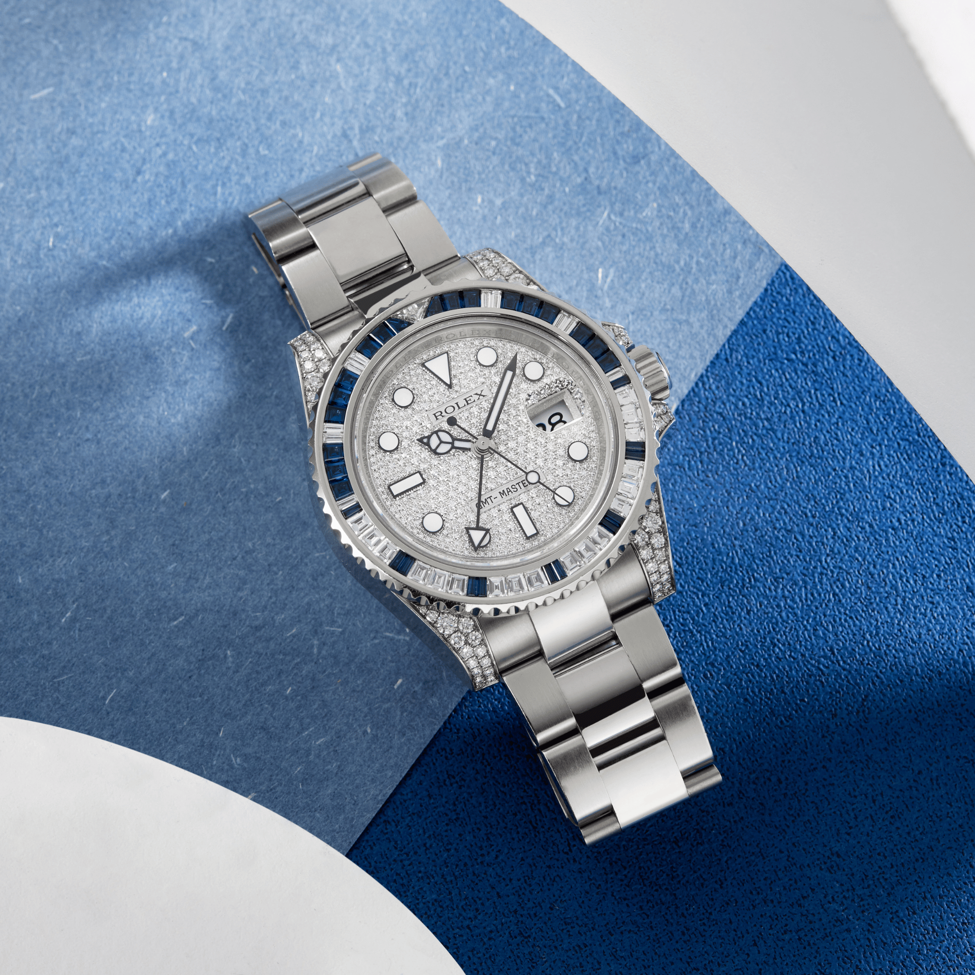 GMT-Master II White Gold Diamond Pave Dial 40mm Product Image