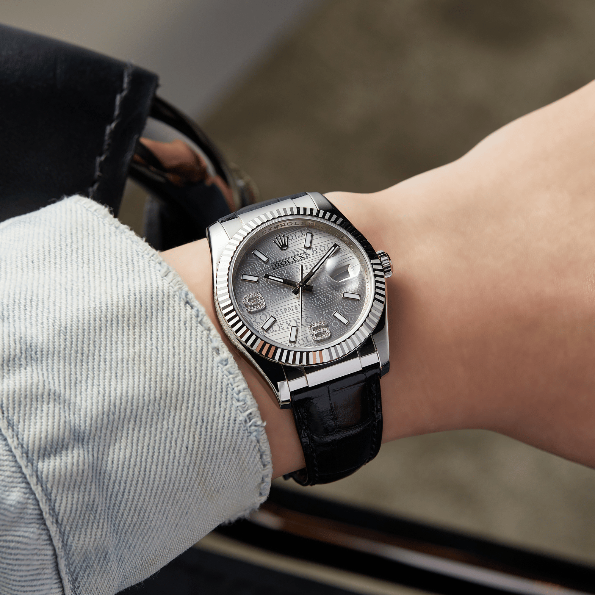 Datejust White Gold Silver Dial 36mm Product Image