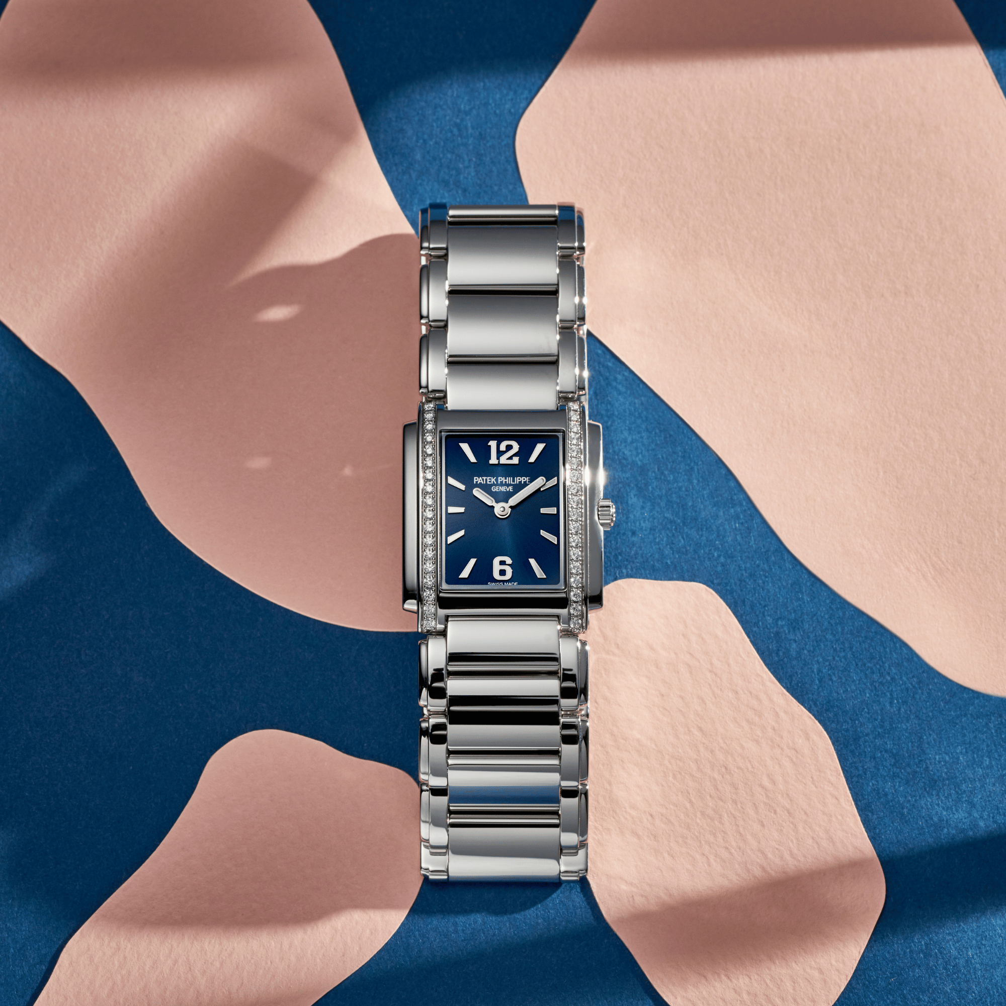 Twenty~4 Manchette Steel Diamond Blue Dial 25mm Product Image