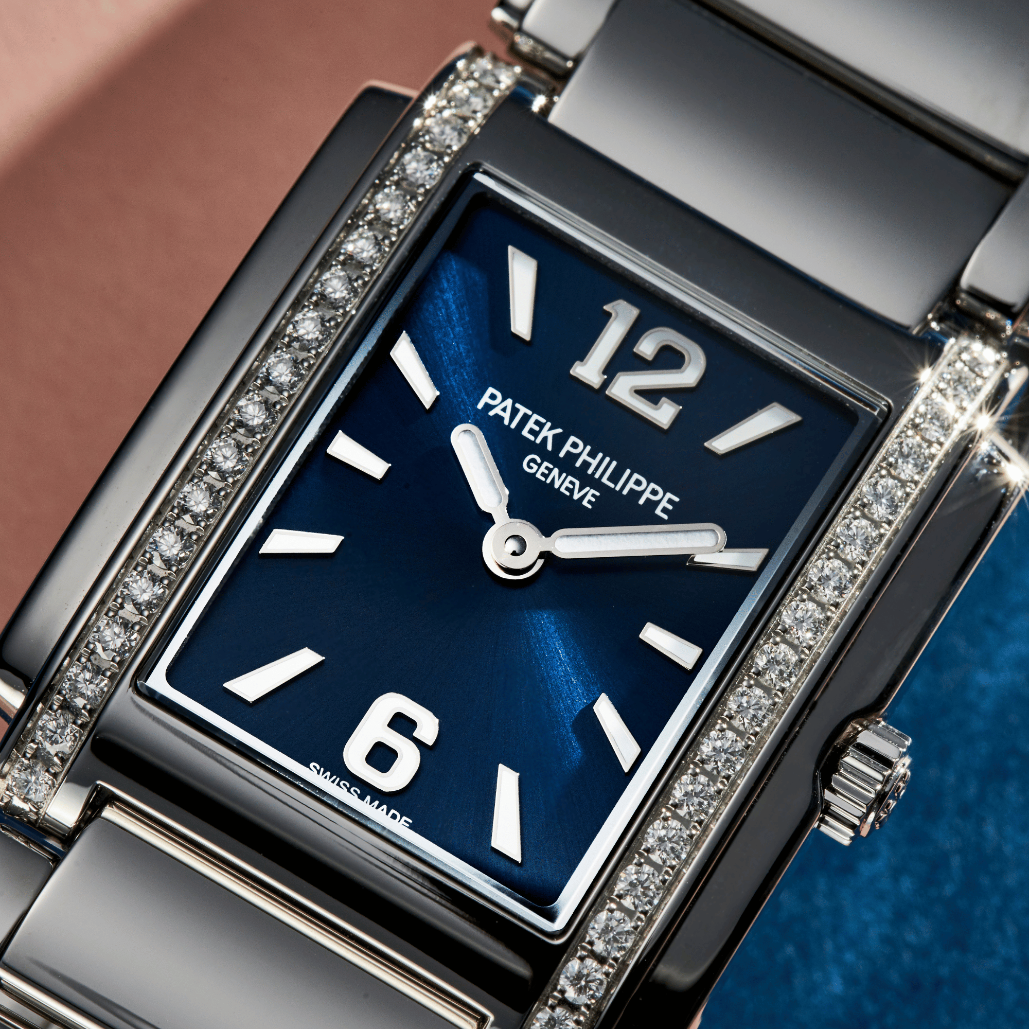 Twenty~4 Manchette Steel Diamond Blue Dial 25mm Product Image